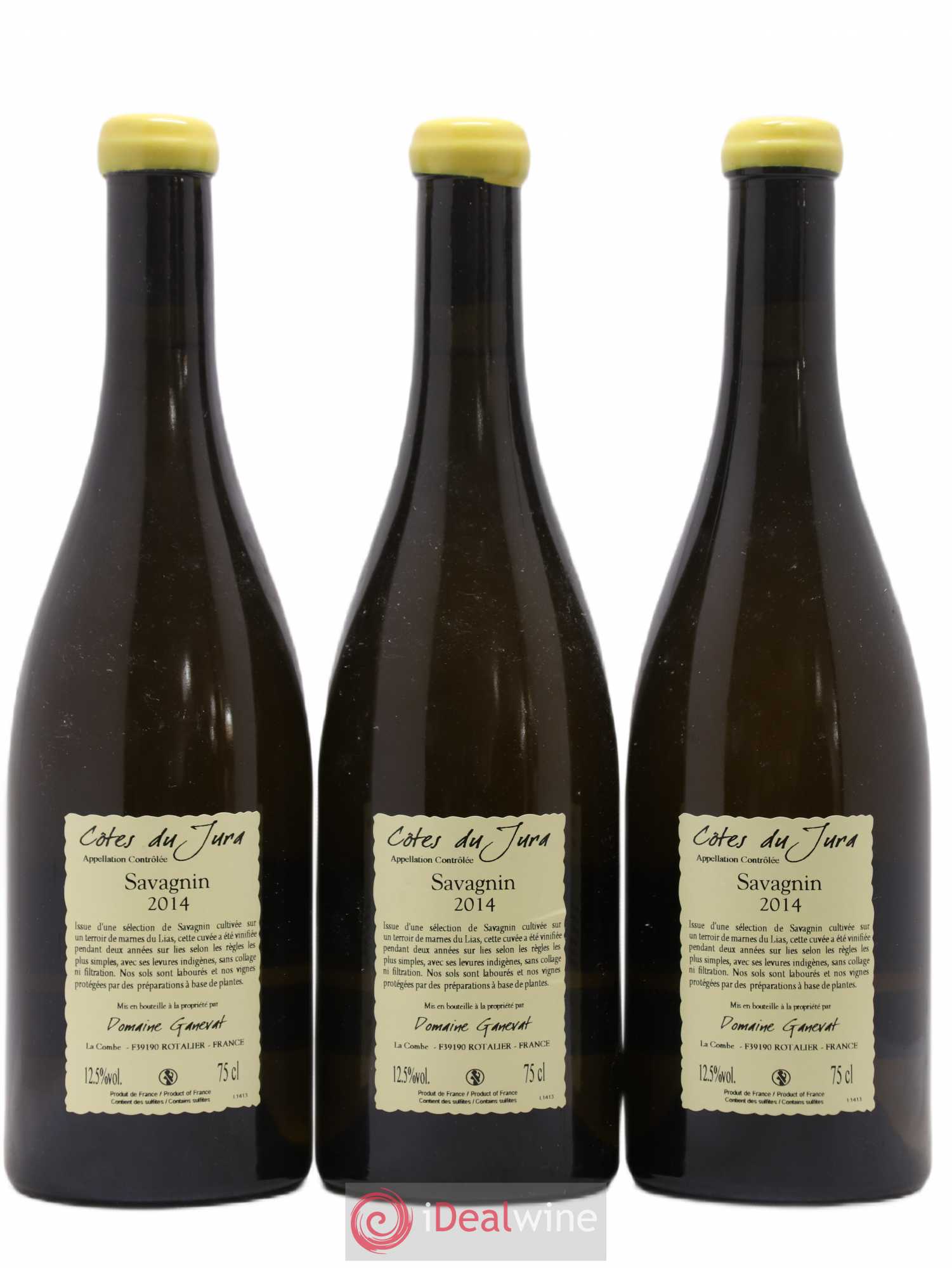 Côtes du Jura Sous la Roche Jean-François Ganevat (Domaine) 2014 - Lot de 3 bouteilles - 1