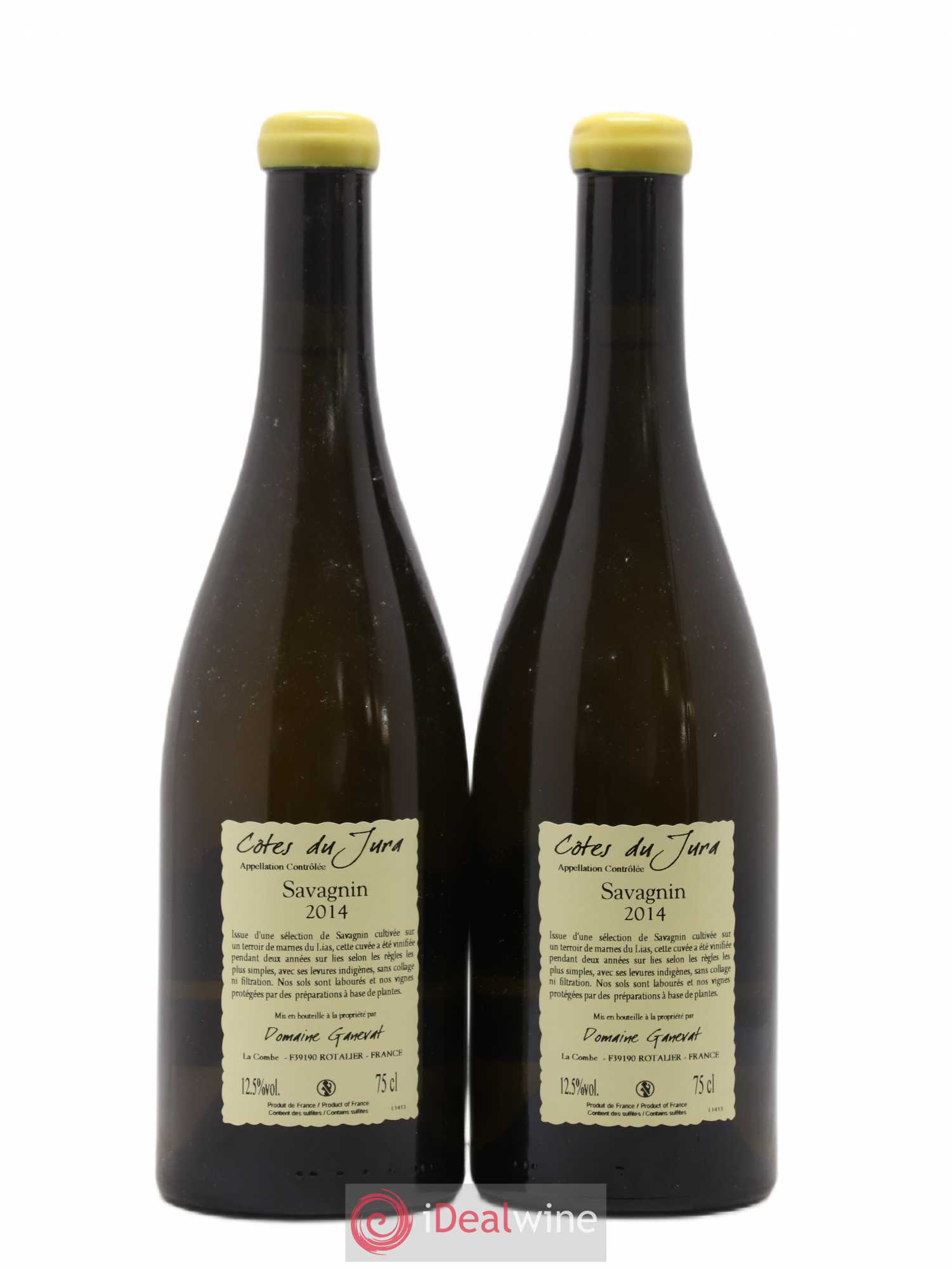 Côtes du Jura Sous la Roche Jean-François Ganevat (Domaine) 2014 - Lot de 2 bouteilles - 1