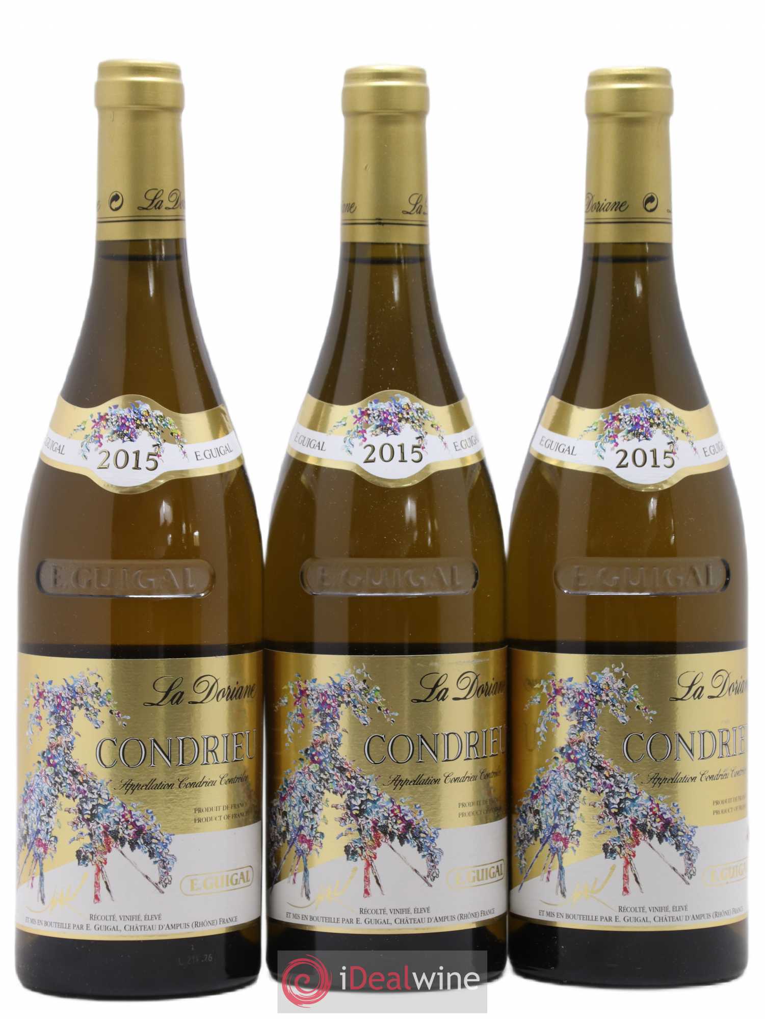 Condrieu La Doriane Guigal 2015 - Lot de 3 bouteilles - 0