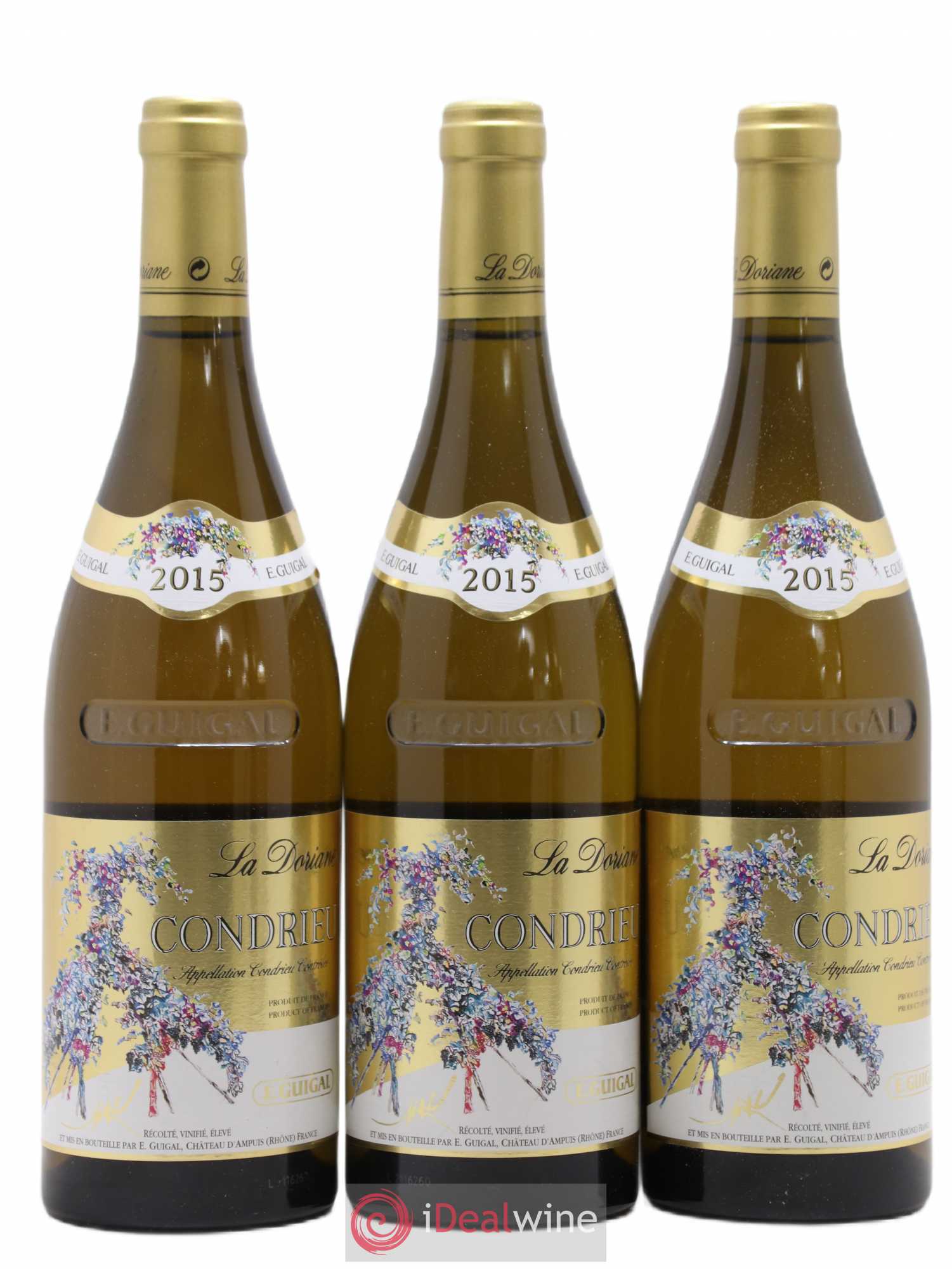 Condrieu La Doriane Guigal 2015 - Lot de 3 bouteilles - 0