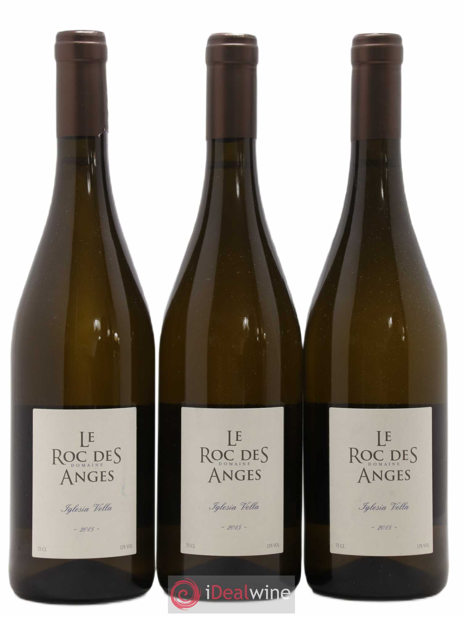 Côtes Catalanes Roc des Anges Iglesia Vella Marjorie et Stéphane Gallet 2015 - Lot de 3 bouteilles - 0