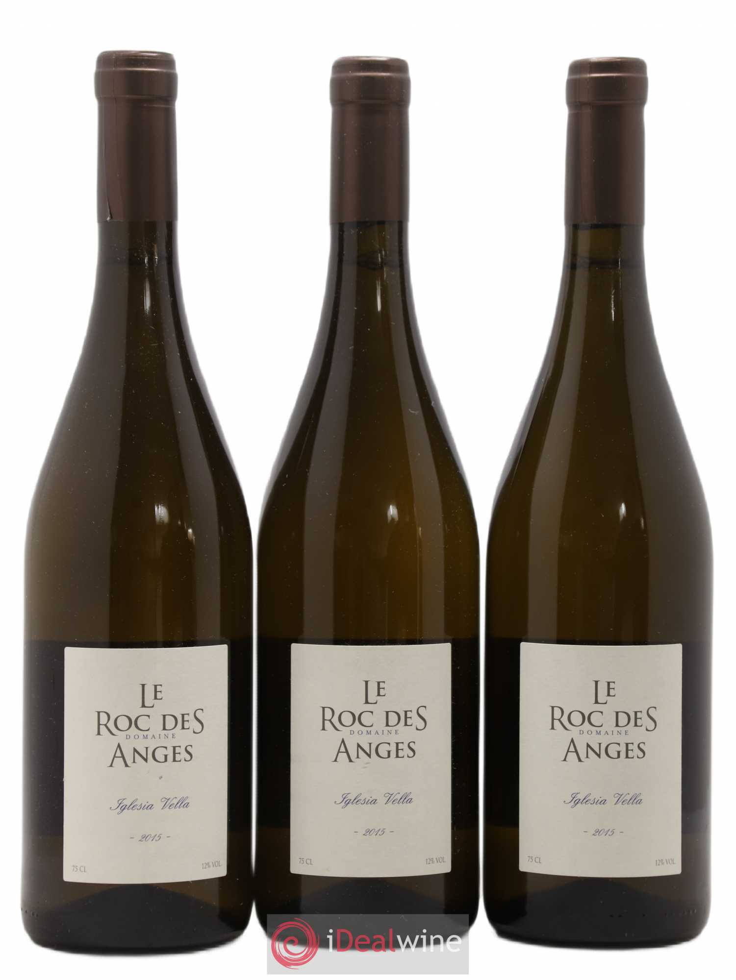 Côtes Catalanes Roc des Anges Iglesia Vella Marjorie et Stéphane Gallet 2015 - Lot de 3 bouteilles - 0