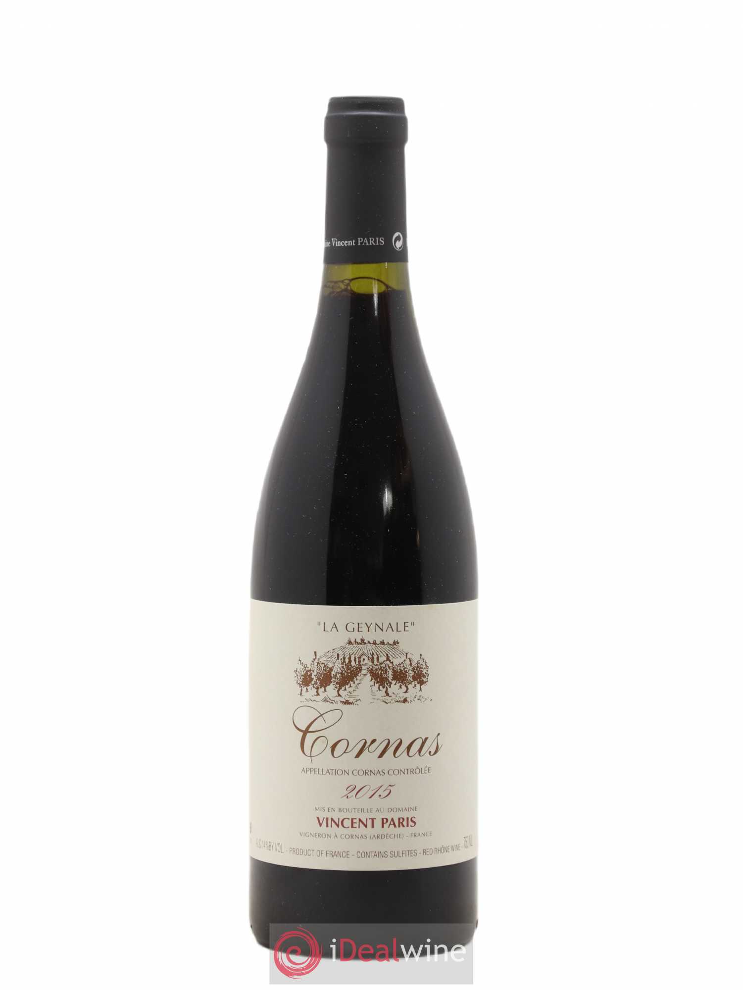 Cornas La Geynale Vincent Paris 2015 - Lot de 1 bouteille - 0