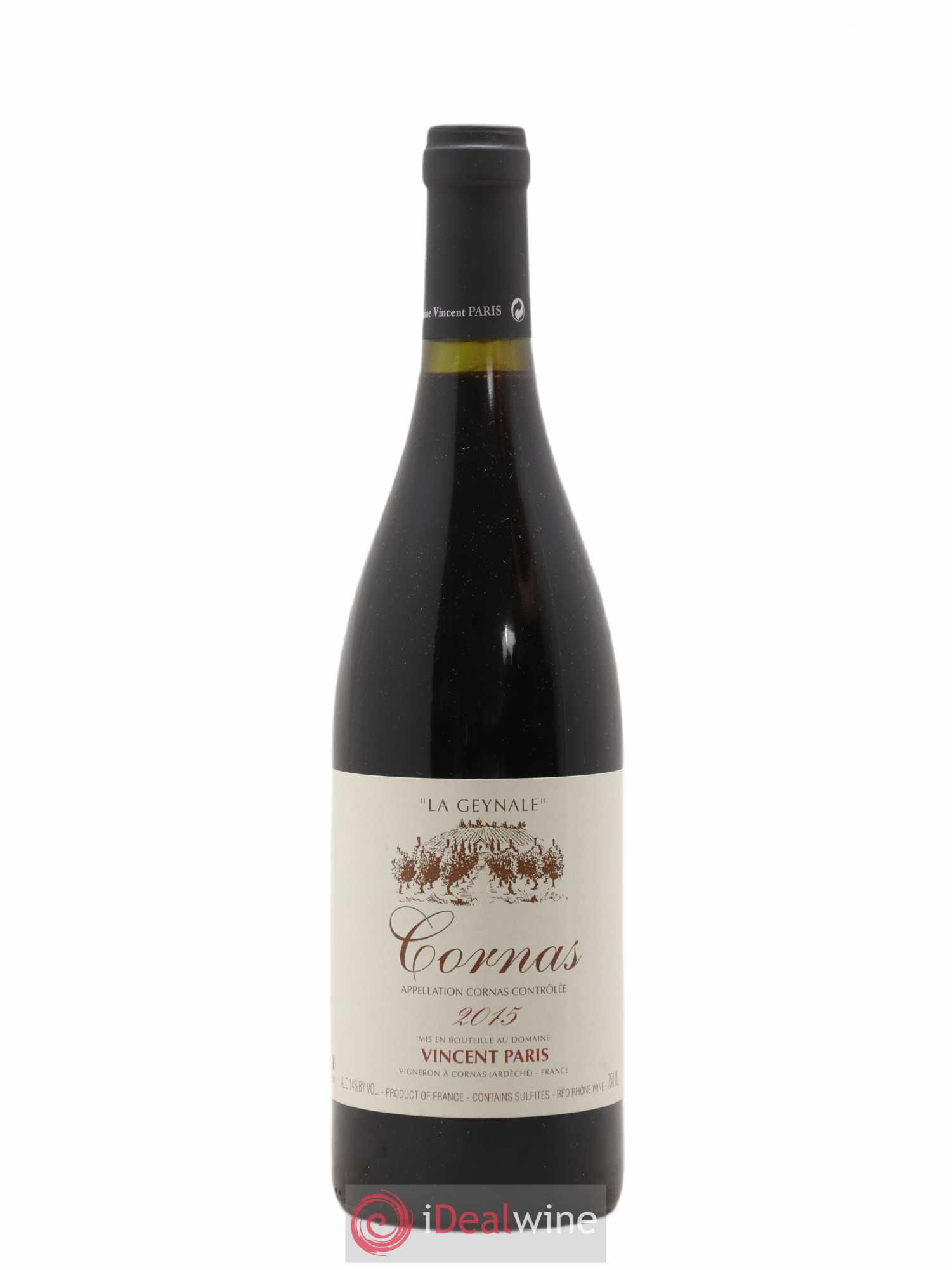 Cornas La Geynale Vincent Paris 2015 - Lot de 1 bouteille - 0