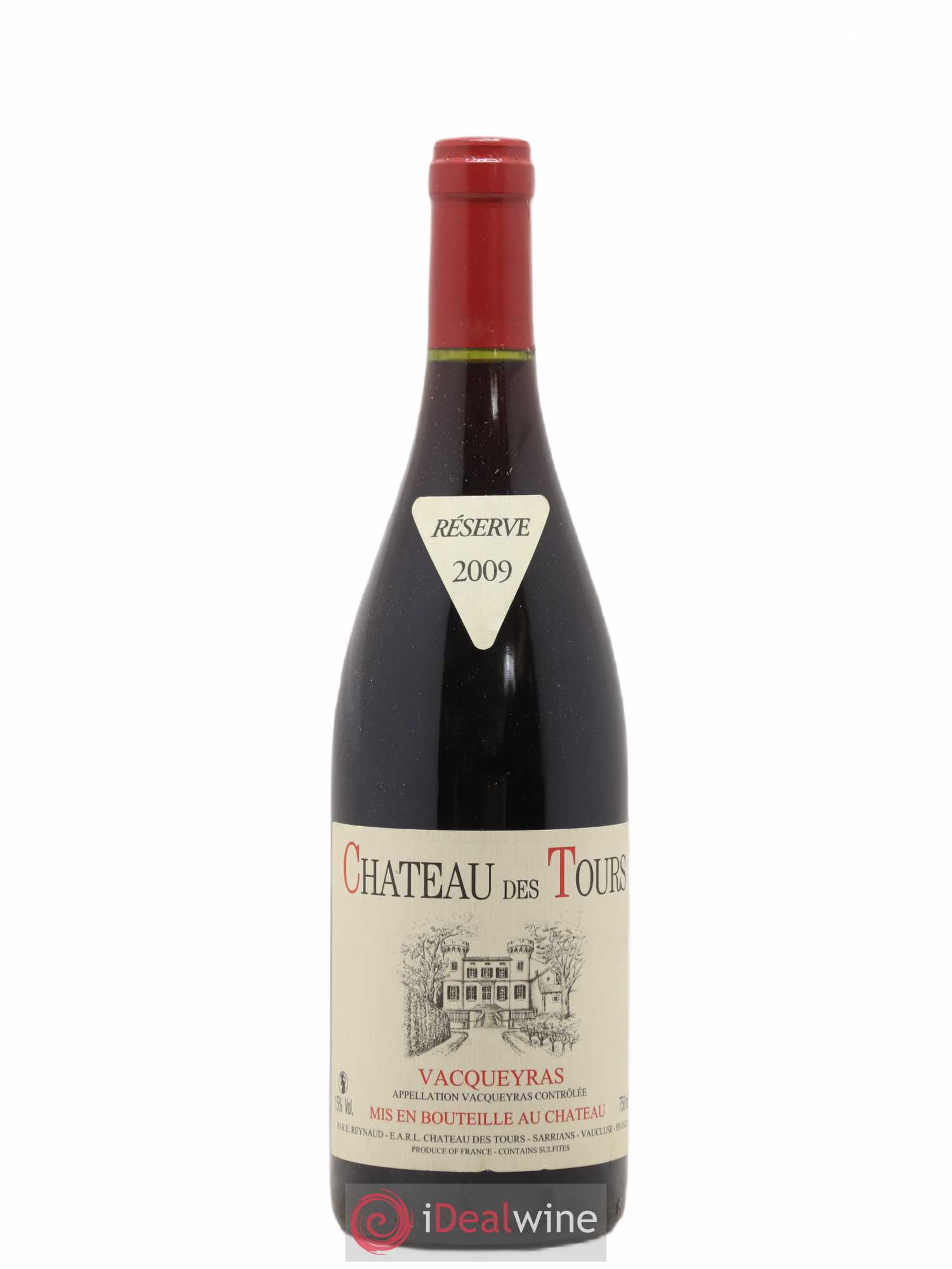 Vacqueyras Château des Tours Emmanuel Reynaud 2009 - Lot de 1 bouteille - 0