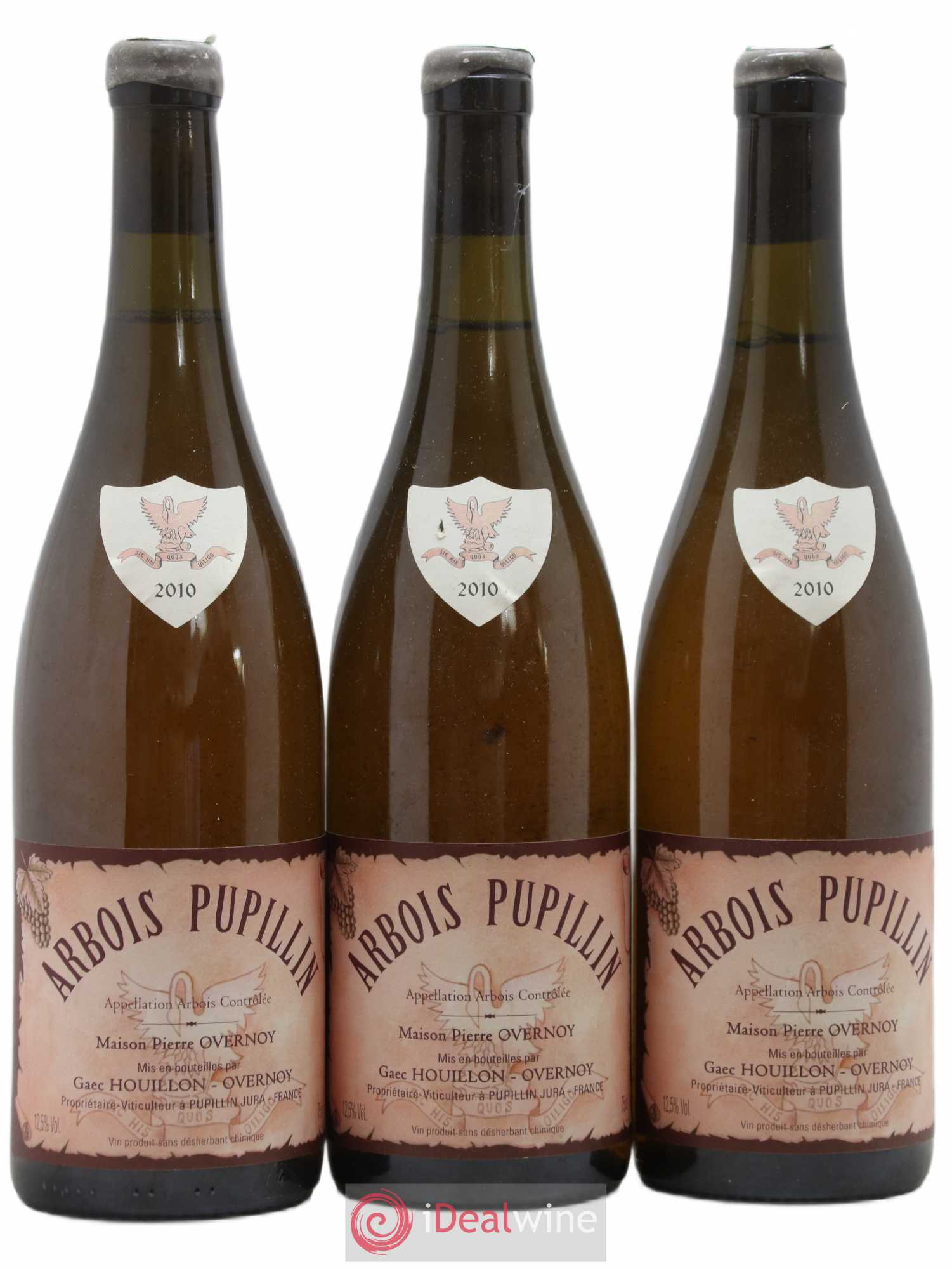 Arbois-Pupillin Chardonnay de macération (cire grise) Overnoy-Houillon (Domaine) 2010 - Lot de 3 bouteilles - 0