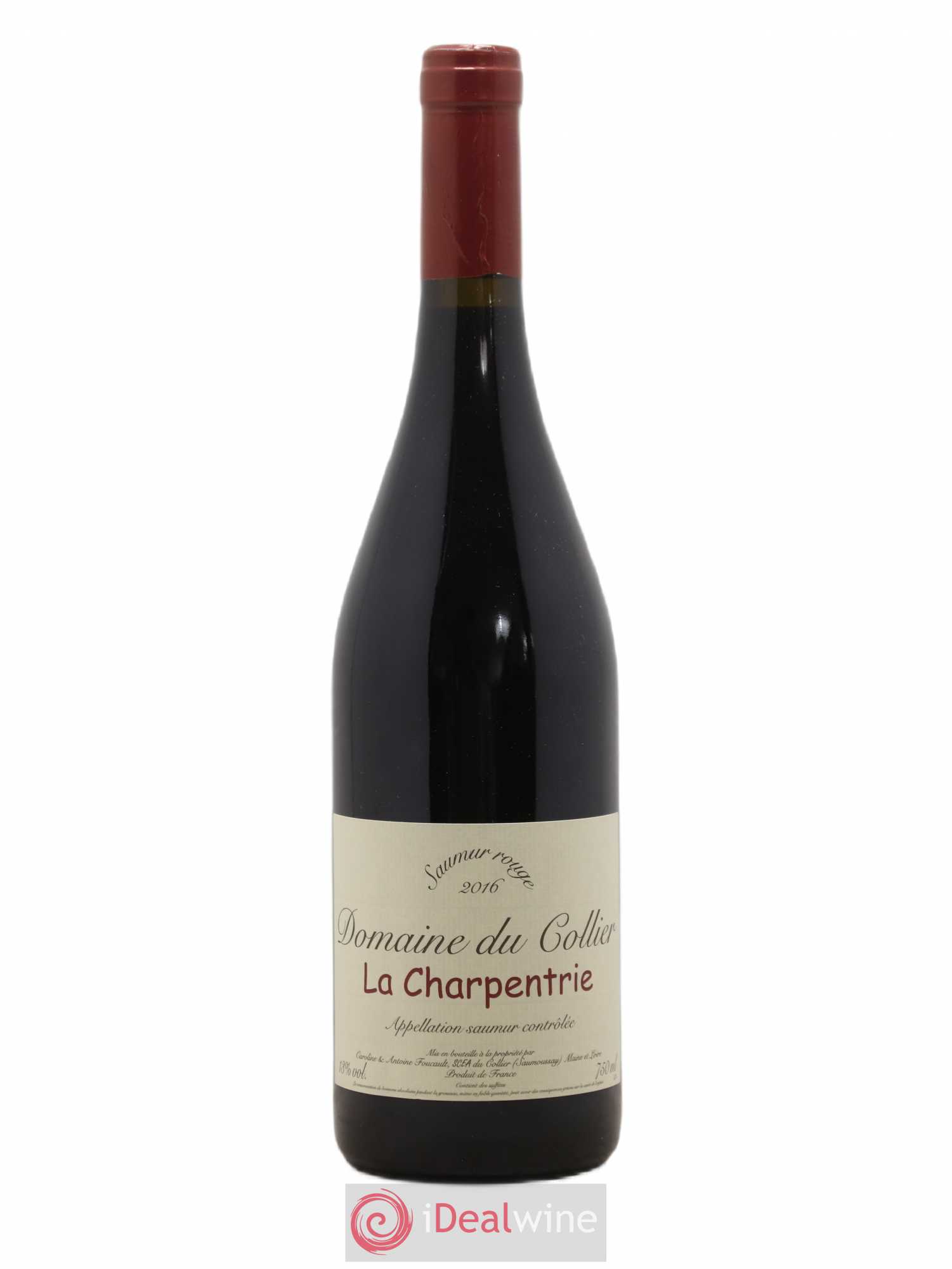 Saumur La Charpentrie Domaine du Collier 2016 - Lot de 1 bouteille - 0