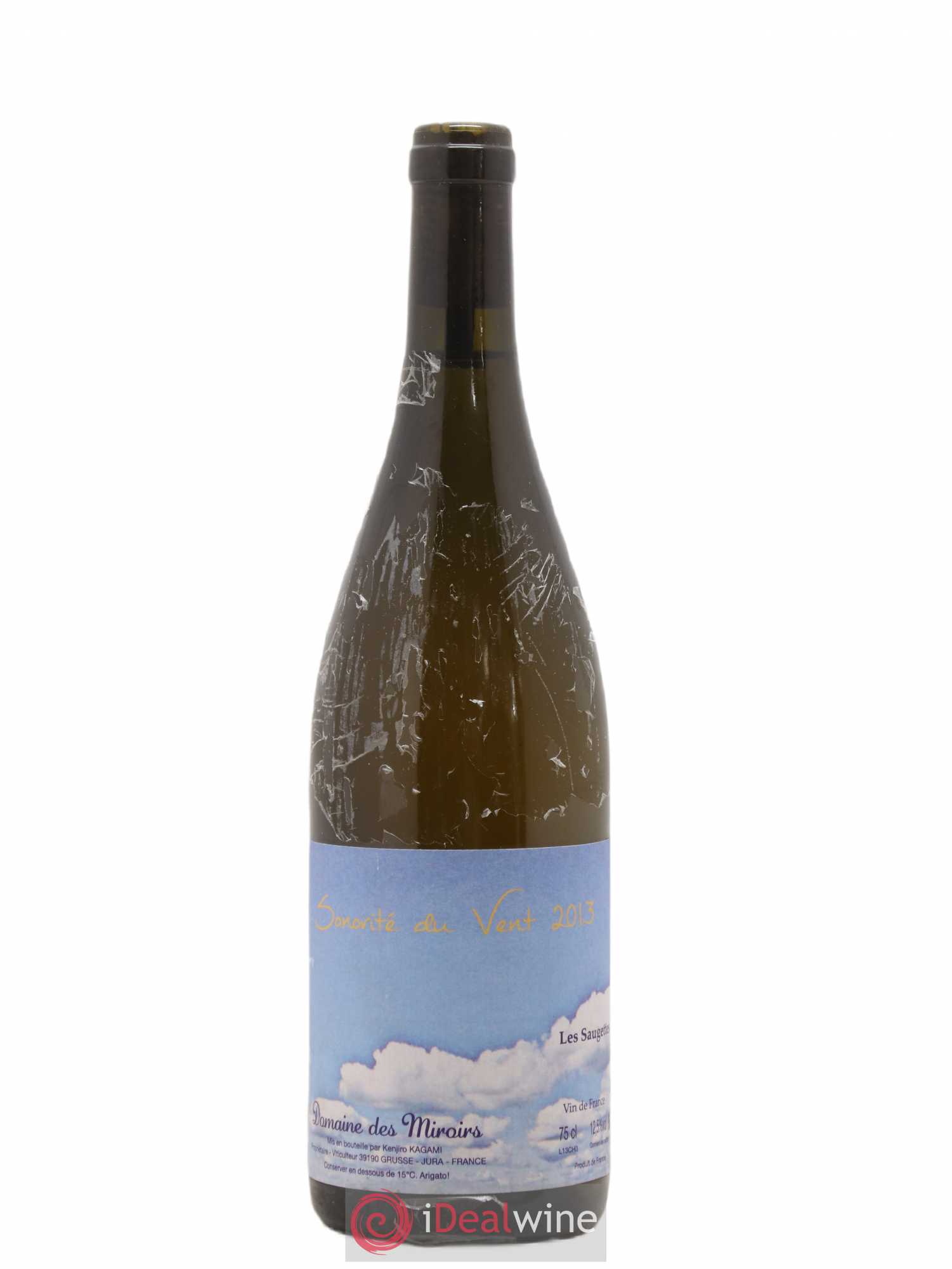 Vin de France Sonorité du vent Les saugettes Kenjiro Kagami - Domaine des Miroirs 2013 - Lot de 1 bouteille - 0