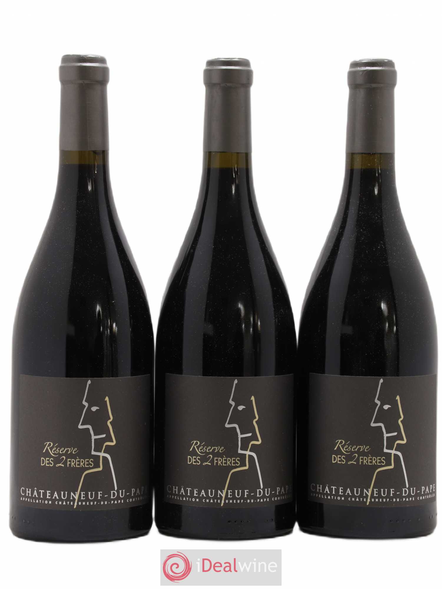 Châteauneuf-du-Pape Réserve des 2 frères Pierre Usseglio & Fils 2016 - Lot de 3 bouteilles - 0