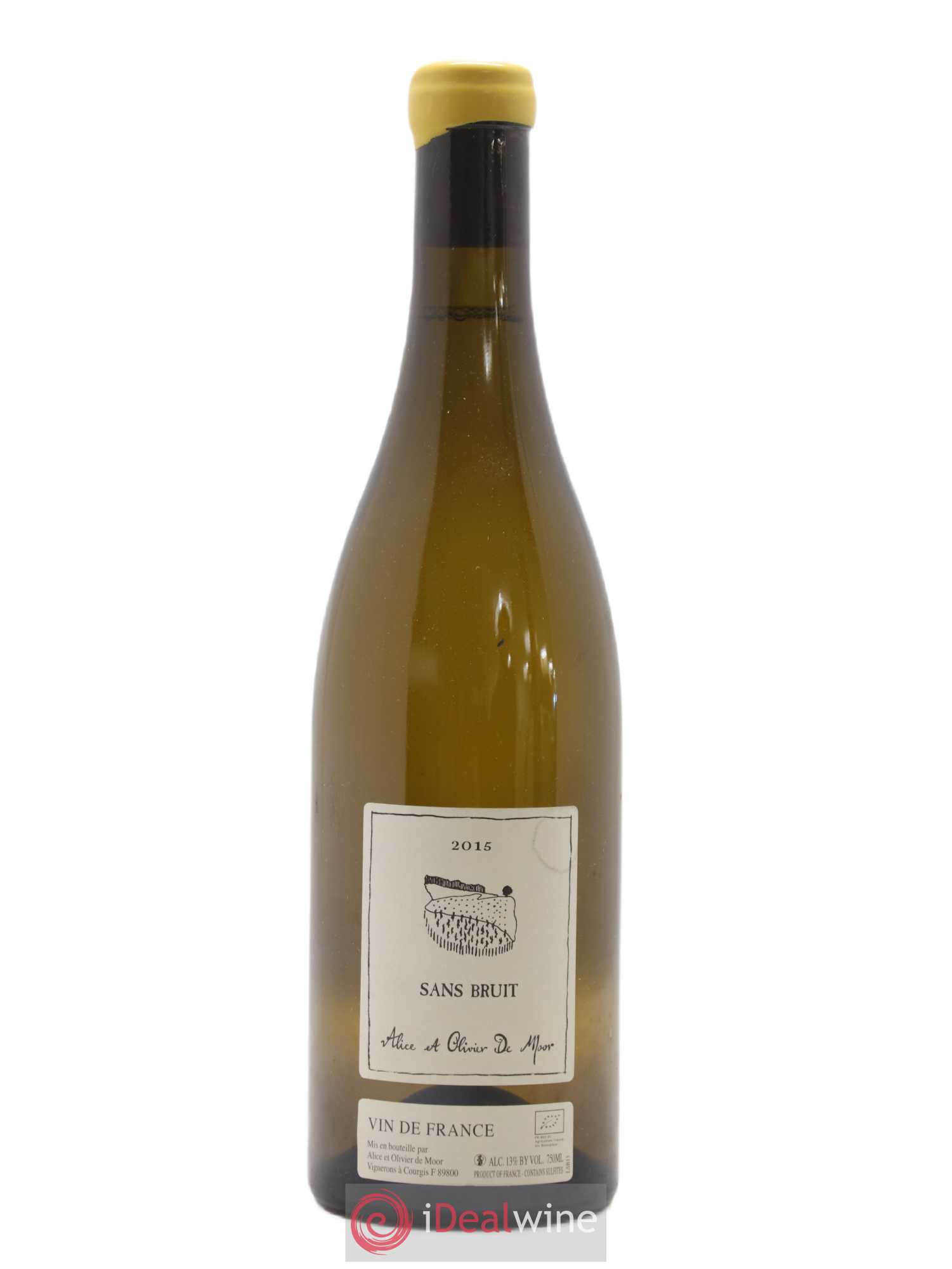 Vin de France Sans Bruit Sauvignon Alice et Olivier De Moor 2015 - Lot de 1 bouteille - 0