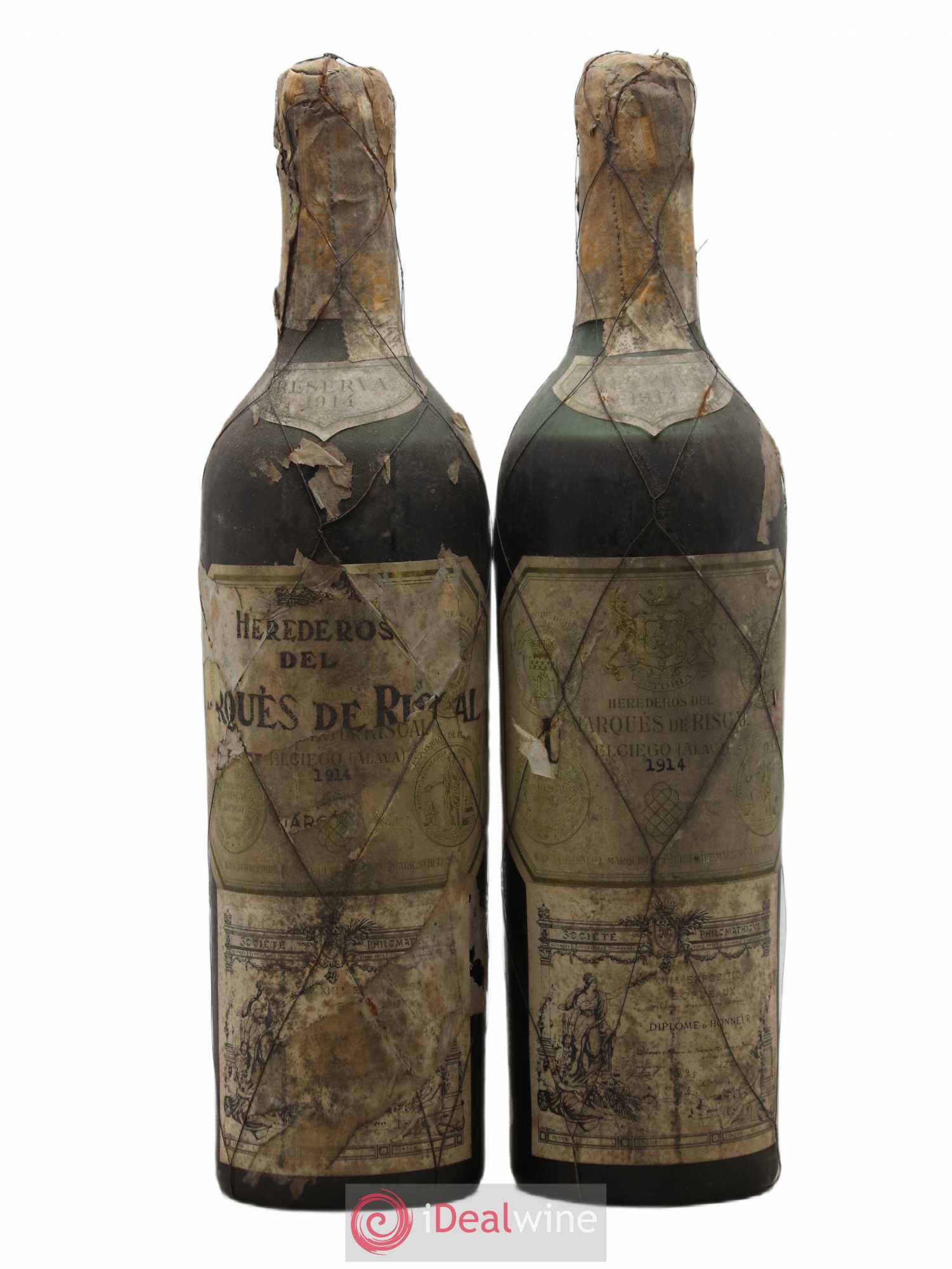 Rioja DOCA Reserva Marqués de Riscal 1914 - Lotto di 2 bottiglie - 0
