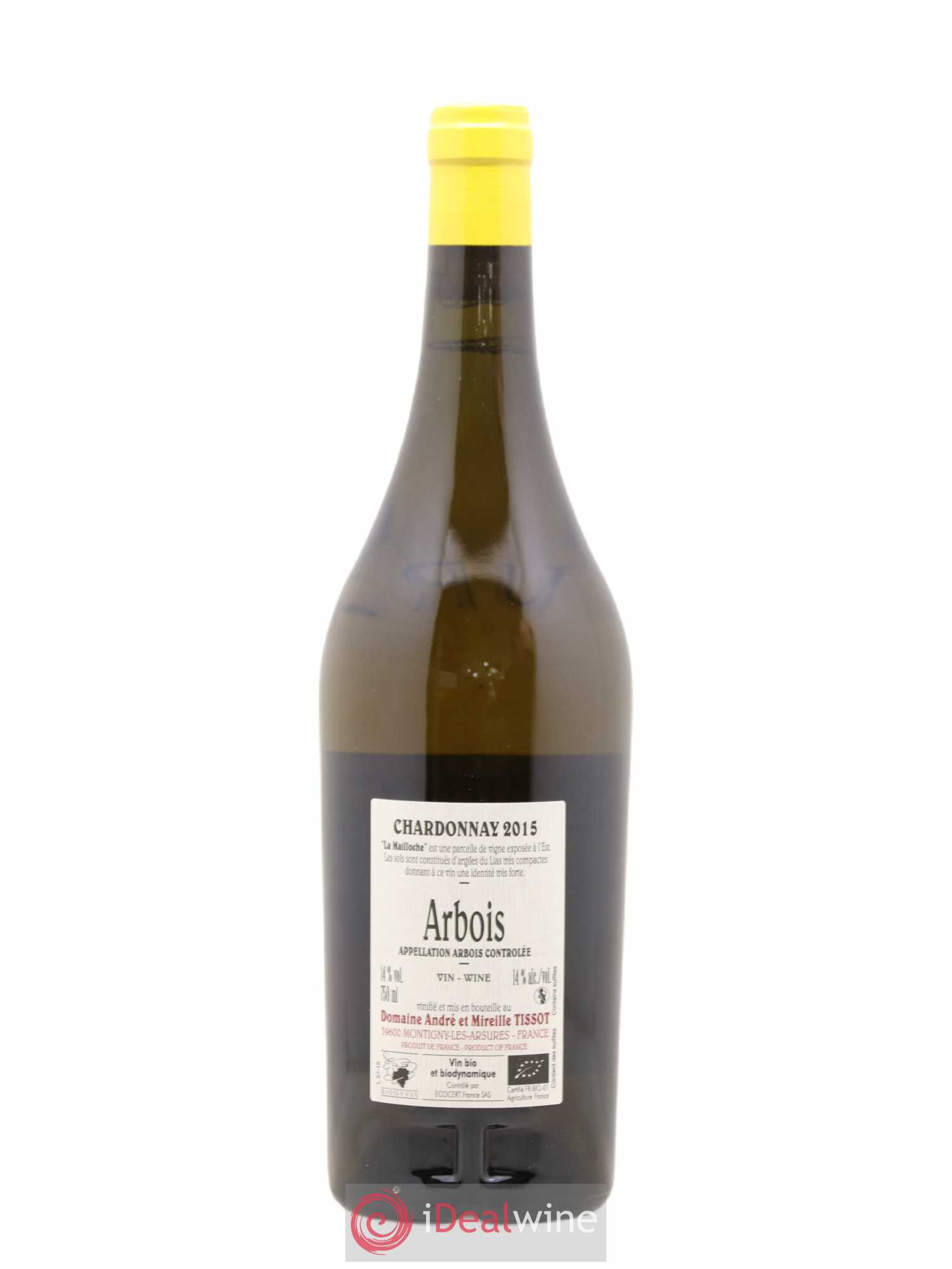 Arbois La Mailloche Bénédicte et Stéphane Tissot 2015 - Lot de 1 bouteille - 1