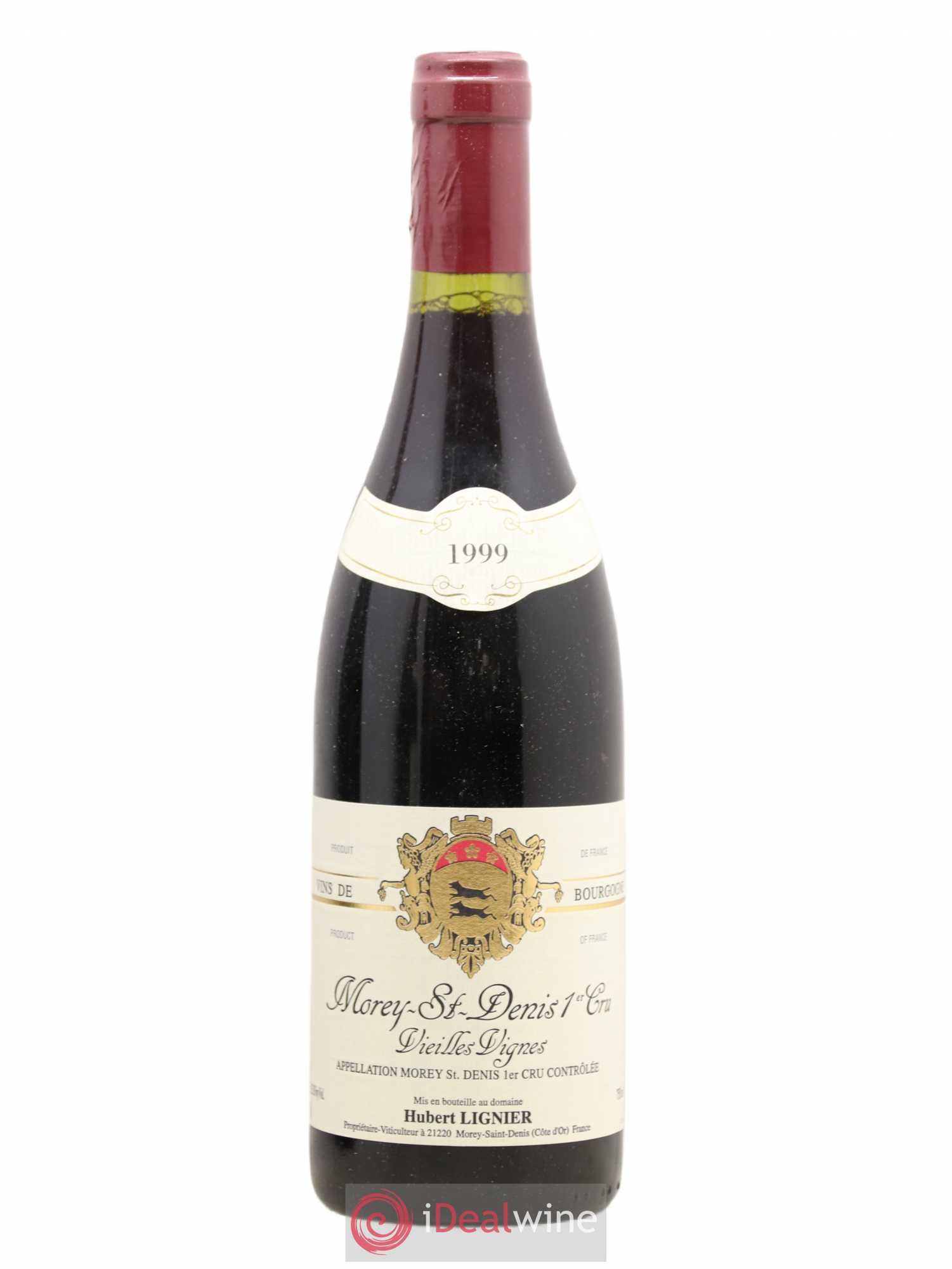 Morey-Saint-Denis 1er Cru Vieilles Vignes Hubert Lignier (Domaine) 1999 - Lot de 1 bouteille - 0