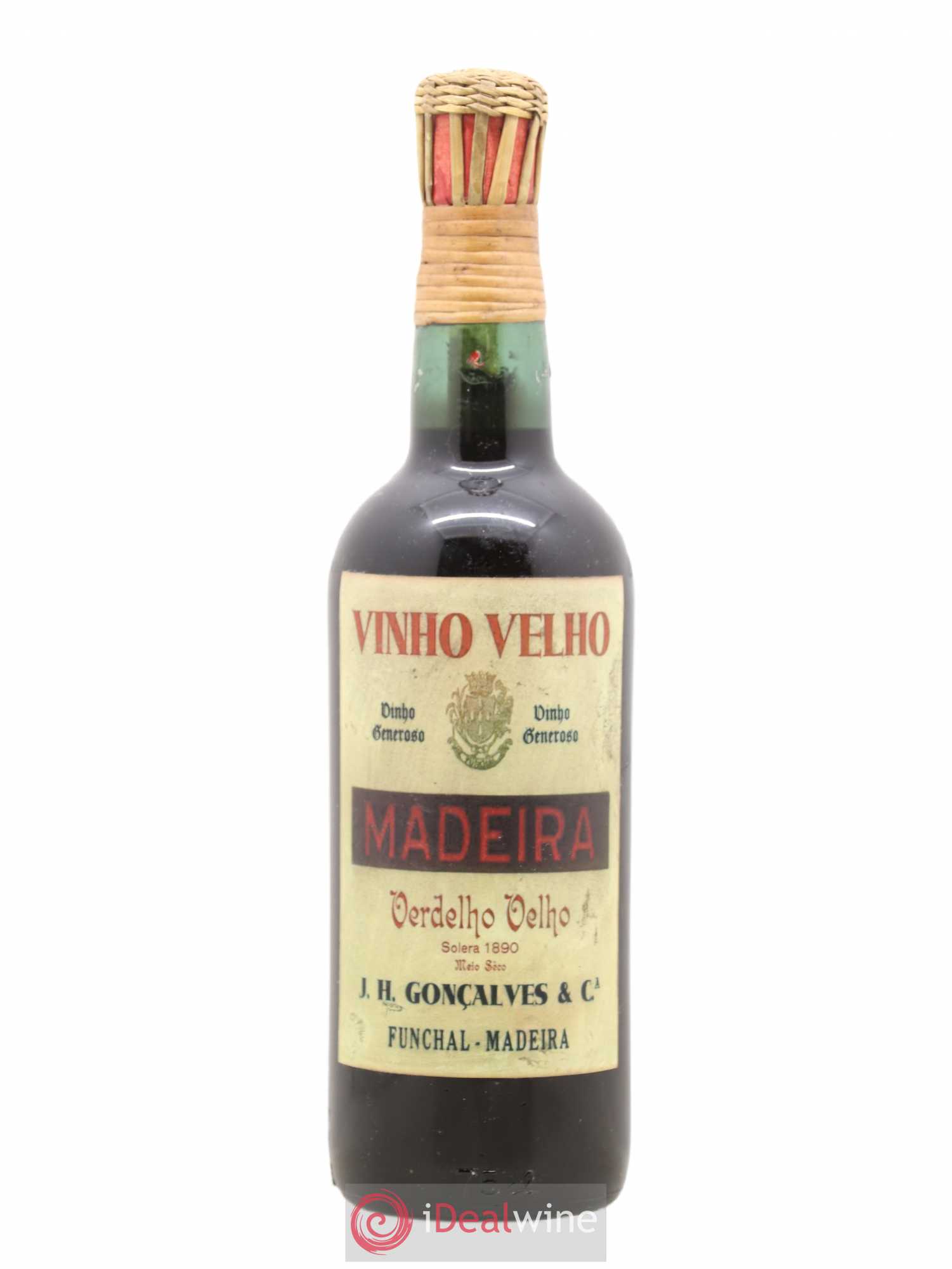 Madère Verdelho Velho Solera 1890 J.H. Goncalves - Posten von 1 Flasche - 0