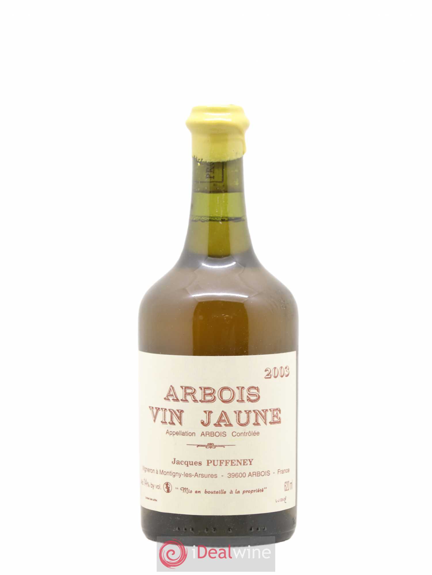 Arbois Vin Jaune Jacques Puffeney 2003 - Lot de 1 bouteille - 0
