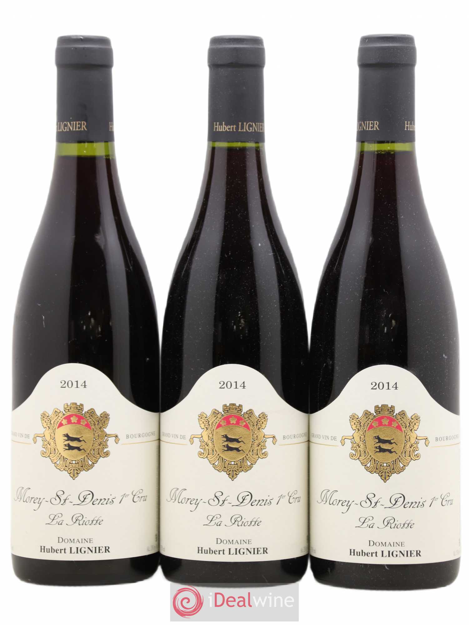 Morey-Saint-Denis 1er Cru La Riotte Hubert Lignier (Domaine) 2014 - Lot de 3 bouteilles - 0
