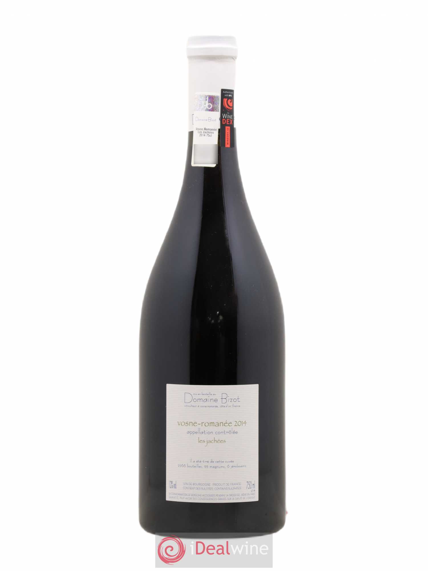 Vosne-Romanée Les Jachées Bizot (Domaine) 2014 - Lot de 1 bouteille - 1