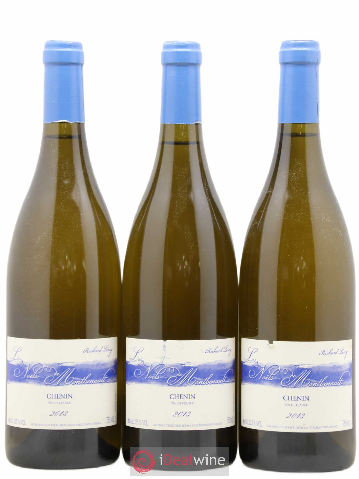 Vin de France Les Noëls de Montbenault Richard Leroy 2013 - Lot de 3 bouteilles - 0