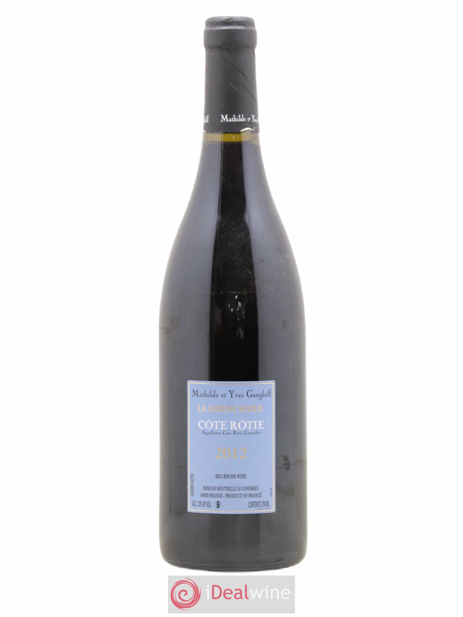 Côte-Rôtie La Sereine Noire Gangloff (Domaine) 2012 - Lot de 1 bouteille - 1
