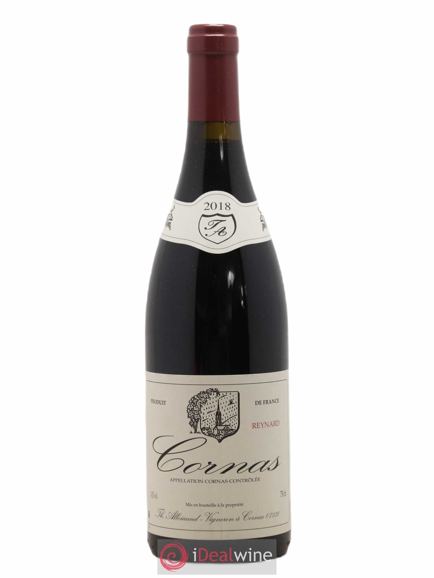 Cornas Reynard Thierry Allemand 2018 - Lot de 1 bouteille - 0