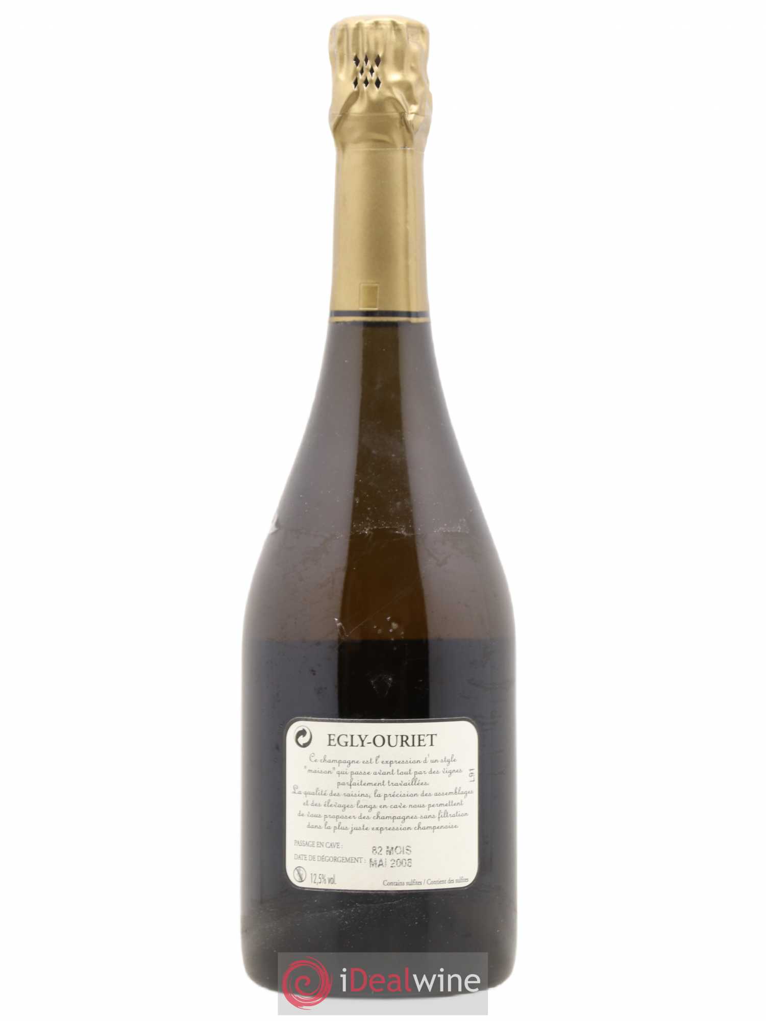 Ambonnay Vieilles Vignes Brut Millésimé Egly-Ouriet 2000 - Lot de 1 bouteille - 1