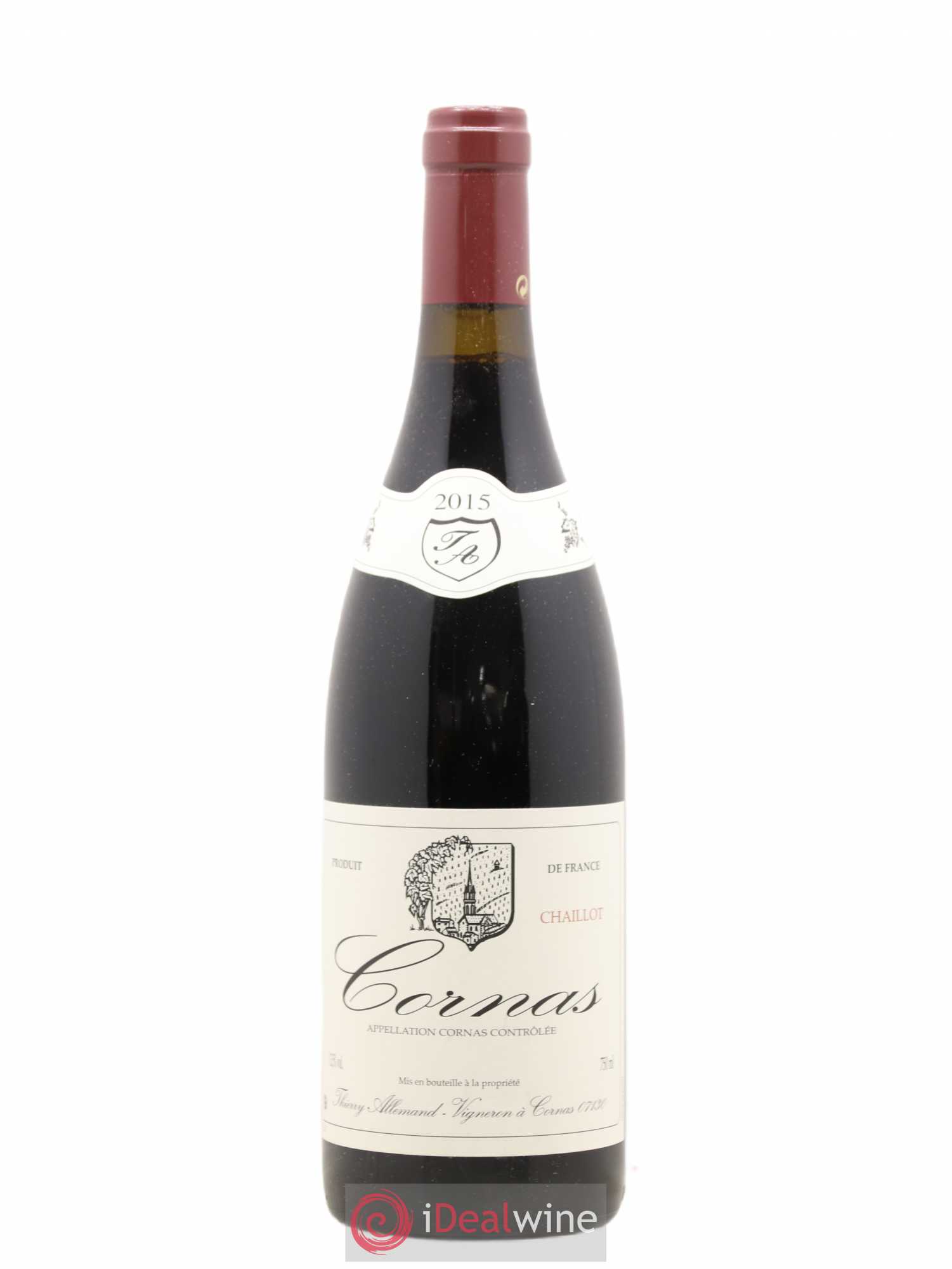Cornas Chaillot Thierry Allemand 2015 - Lot de 1 bouteille - 0