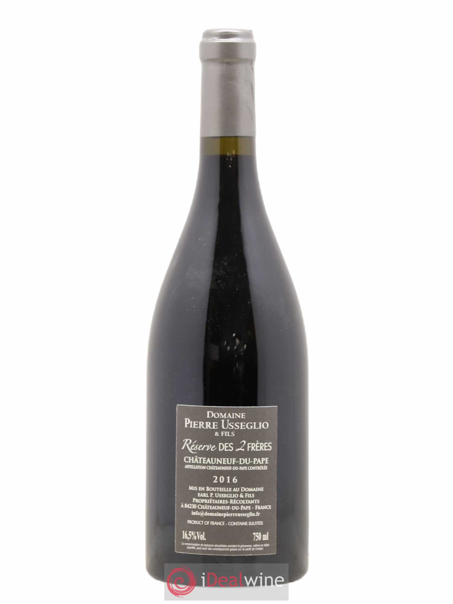 Châteauneuf-du-Pape Réserve des 2 frères Pierre Usseglio & Fils 2016 - Lot de 1 bouteille - 1
