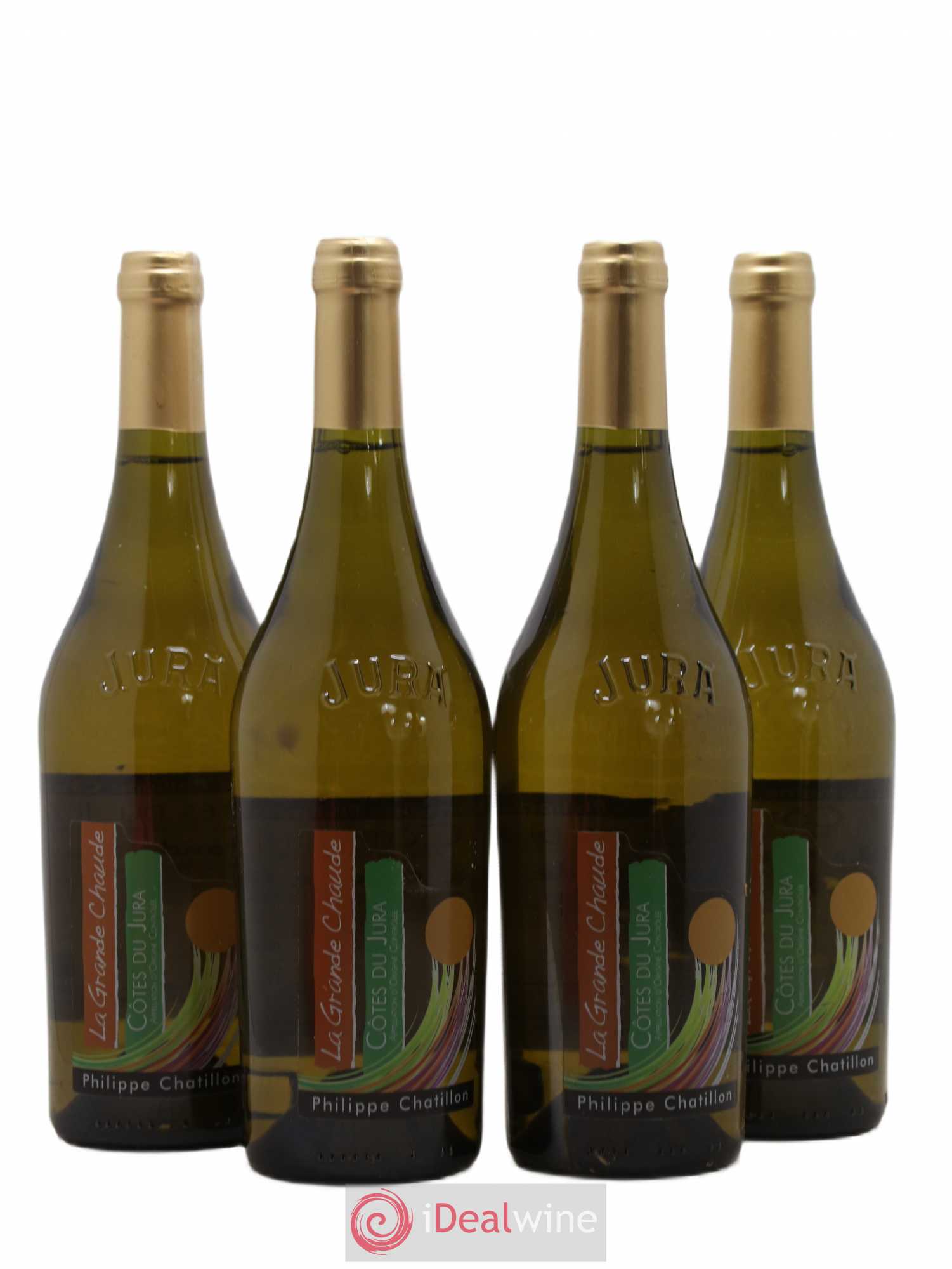 Côtes du Jura La Grande Chaude Philippe Chatillon 2018 - Lot de 4 bouteilles - 0