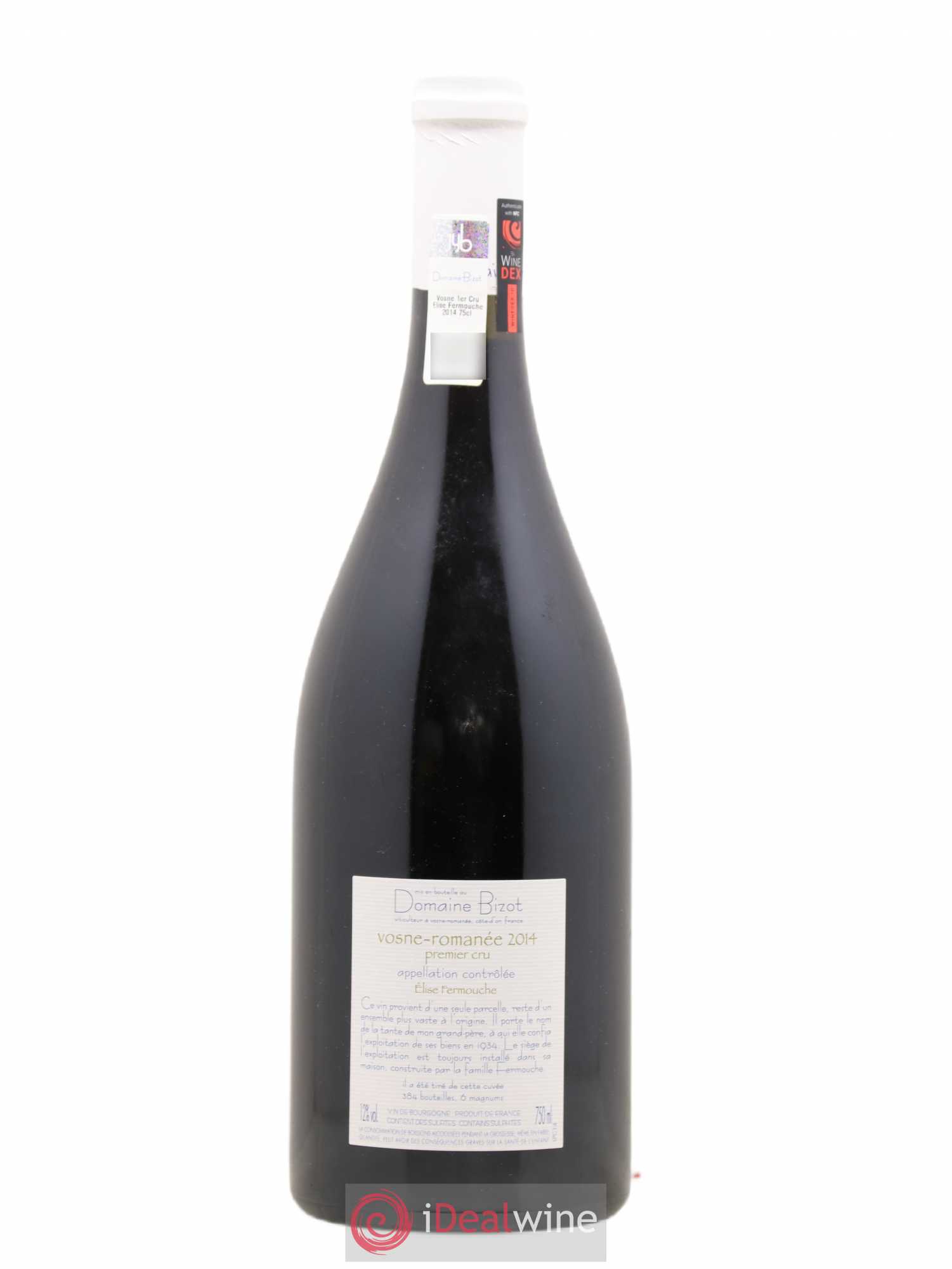 Vosne-Romanée 1er Cru Elise Fermouche Bizot (Domaine) 2014 - Lot de 1 bouteille - 1