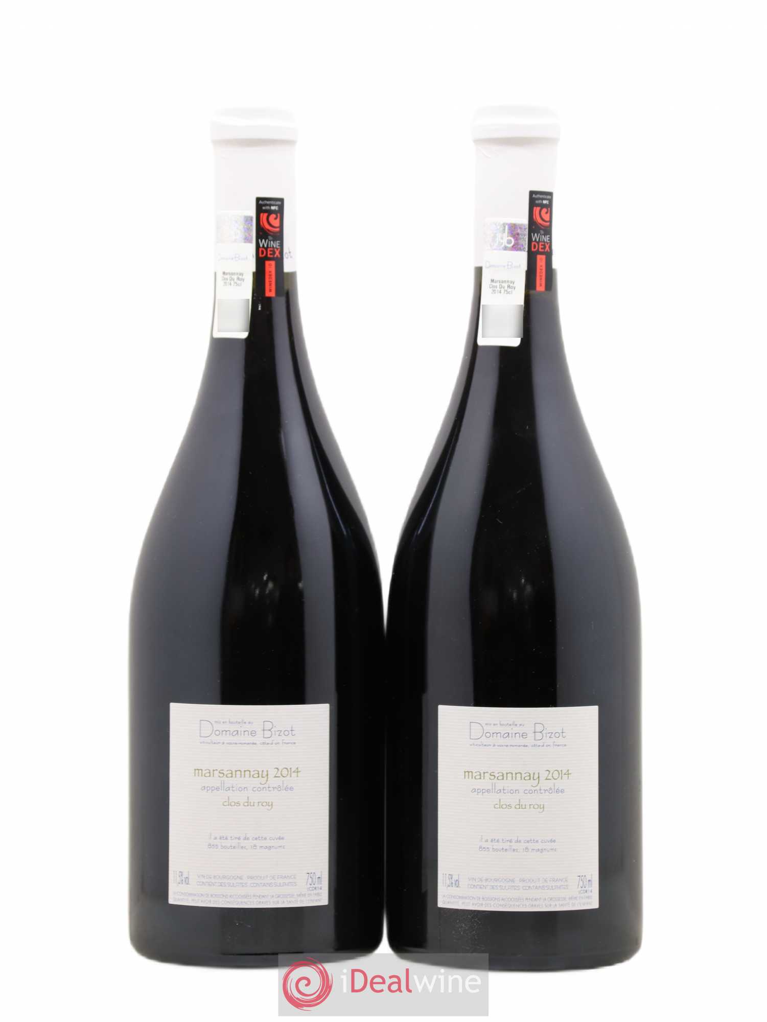 Marsannay Clos du Roy Bizot (Domaine) 2014 - Lot de 2 bouteilles - 1