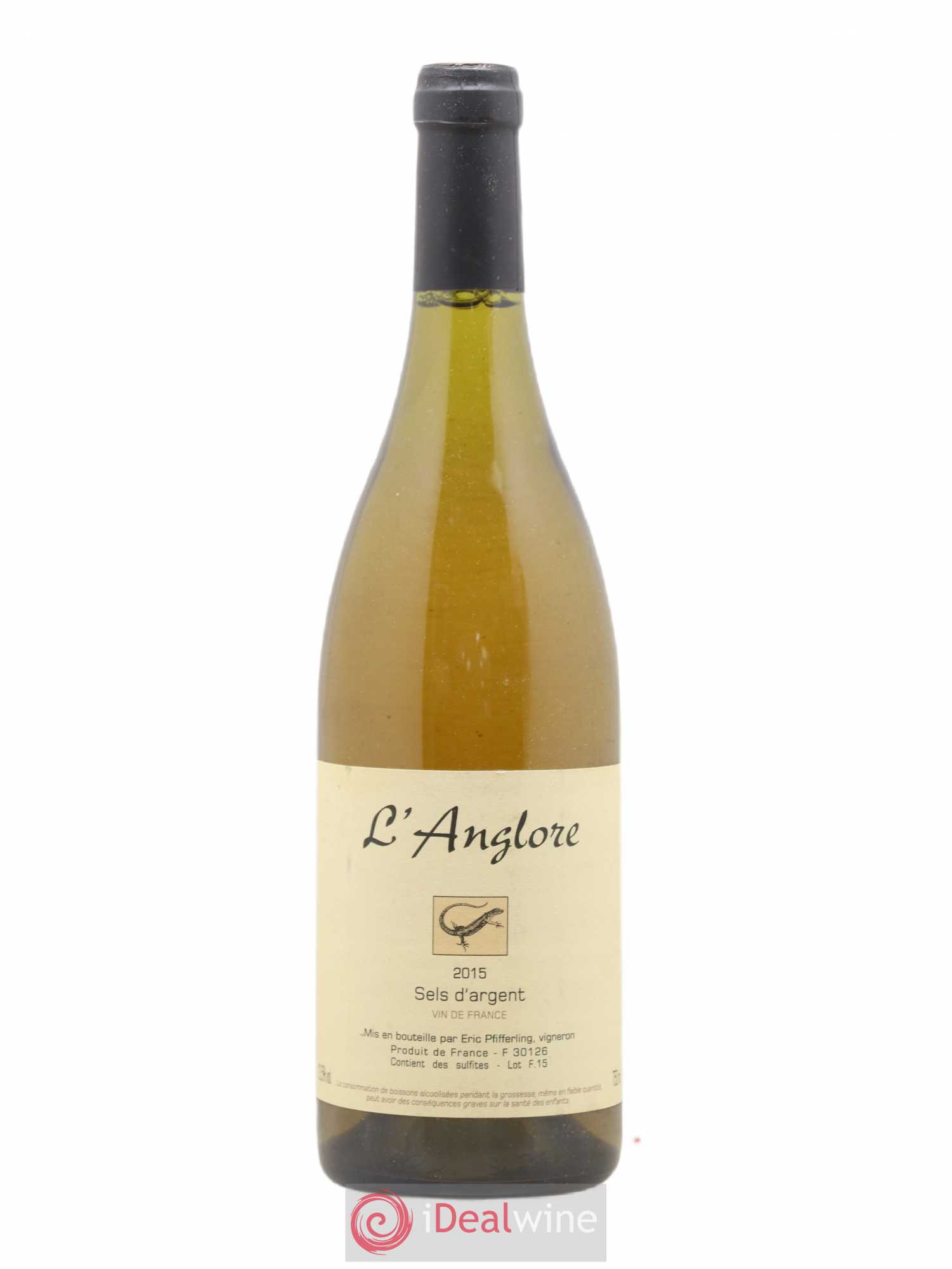 Vin de France Sels d'argent L'Anglore 2015 - Lot de 1 bouteille - 0