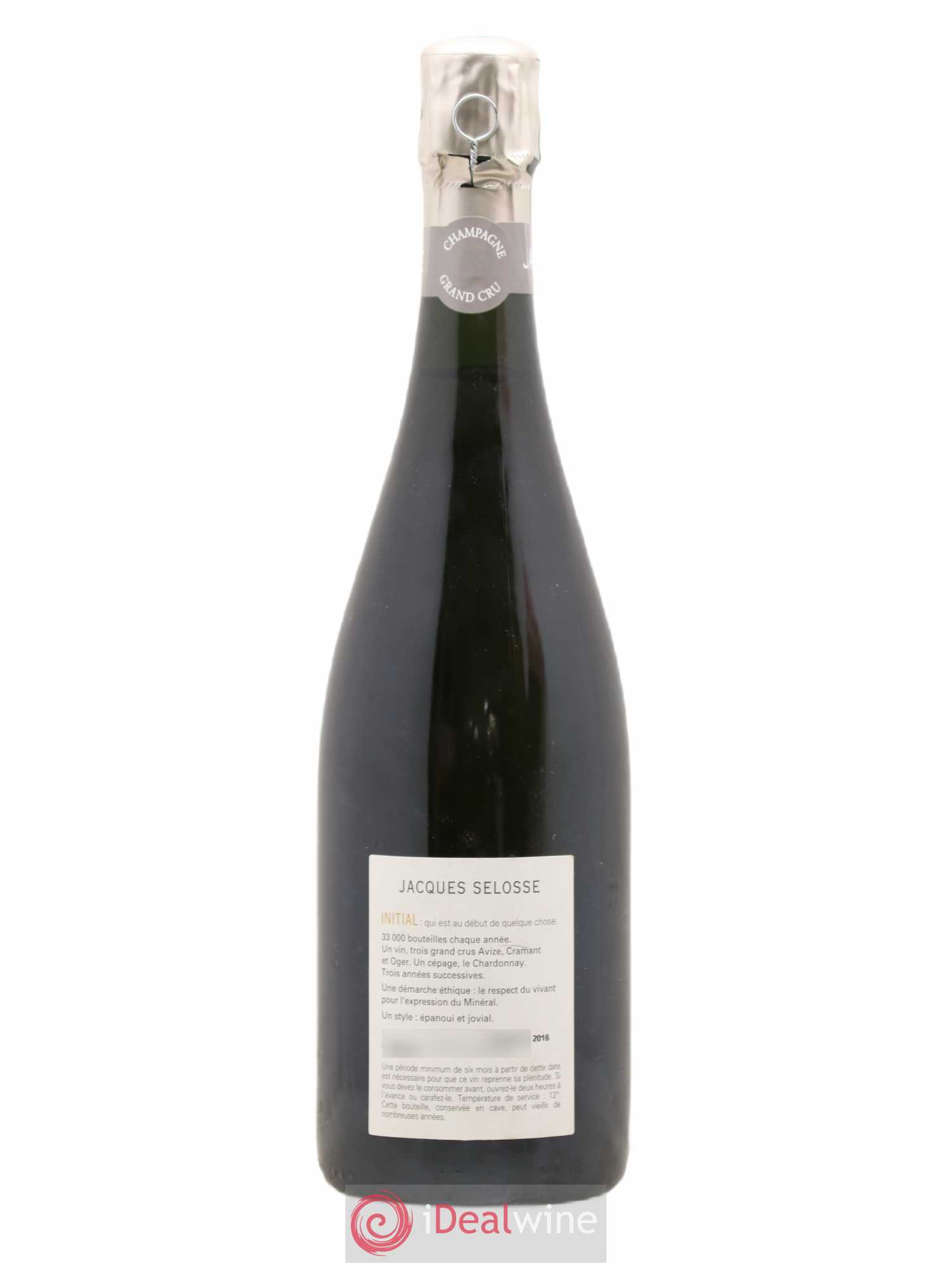 Initial Brut Jacques Selosse - Lot de 1 bouteille - 1