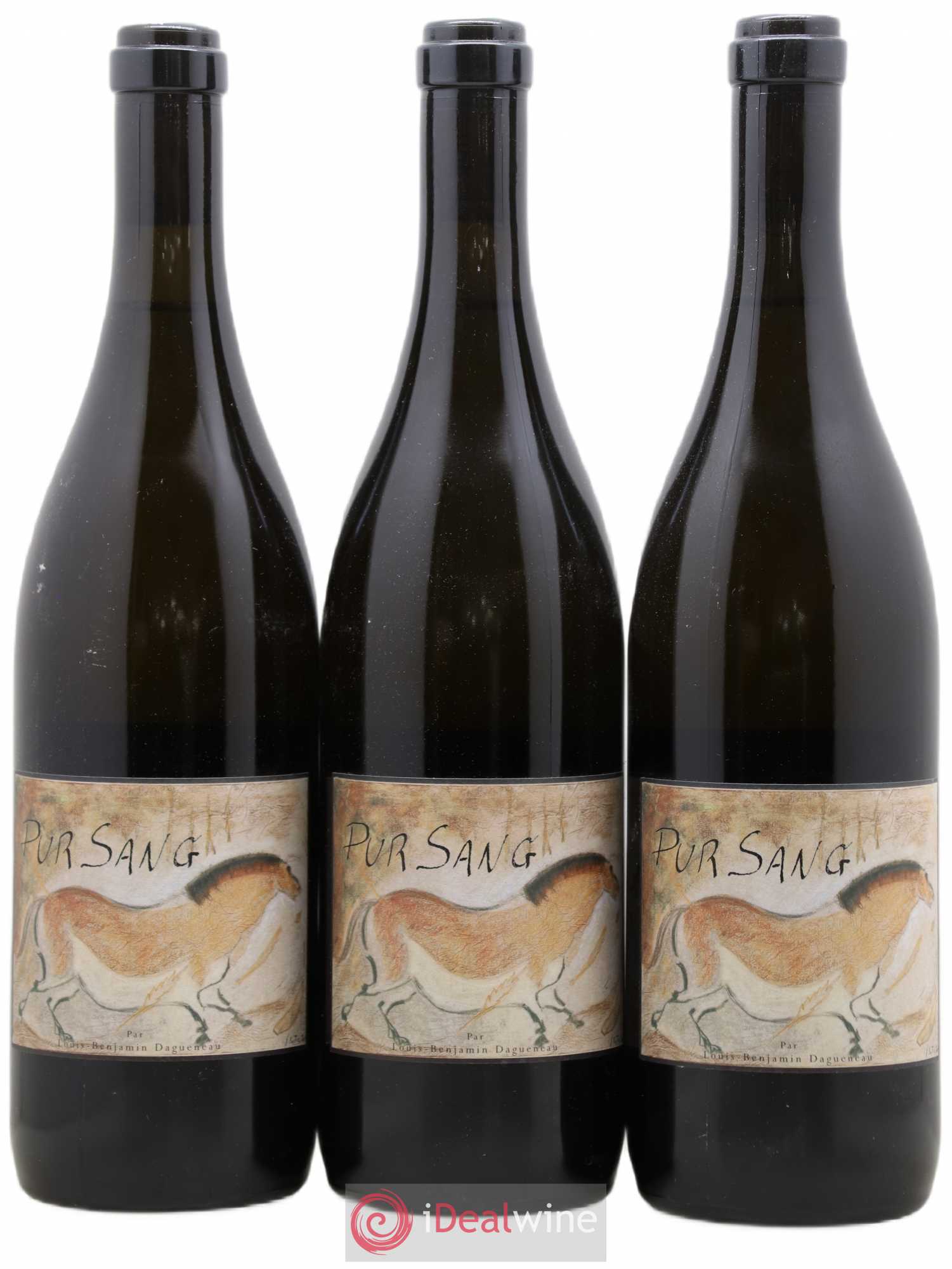 Vin de France (anciennement Pouilly-Fumé) Pur Sang Dagueneau (Domaine Didier - Louis-Benjamin) 2015 - Lot de 3 bouteilles - 0