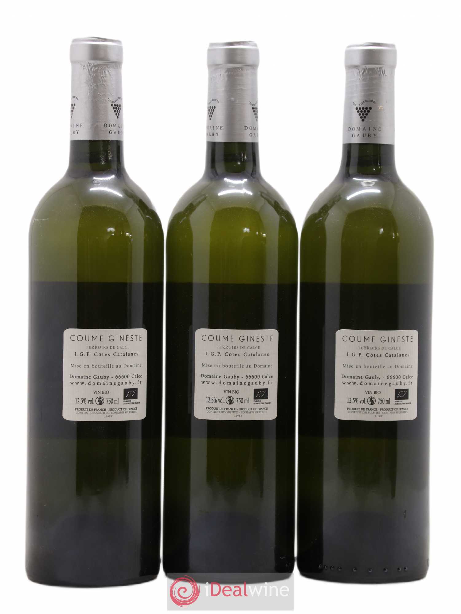 Côtes Catalanes Coume Gineste Gauby (Domaine) 2014 - Lot de 3 bouteilles - 1