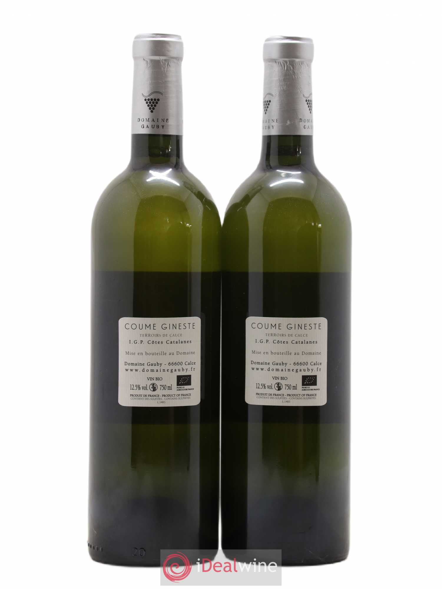 Côtes Catalanes Coume Gineste Gauby (Domaine) 2014 - Lot de 2 bouteilles - 1