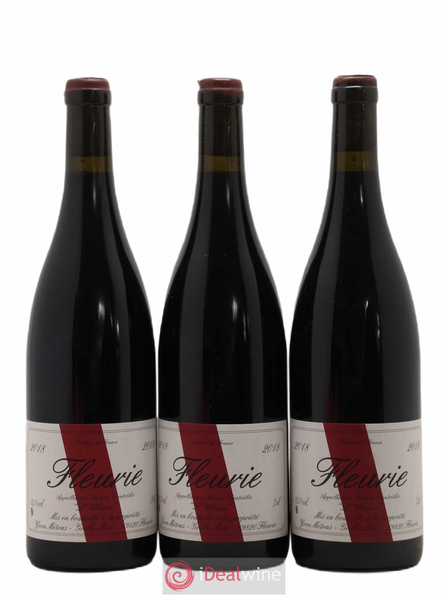 Fleurie l'Ultime Yvon Métras 2018 - Lot de 3 bouteilles - 0