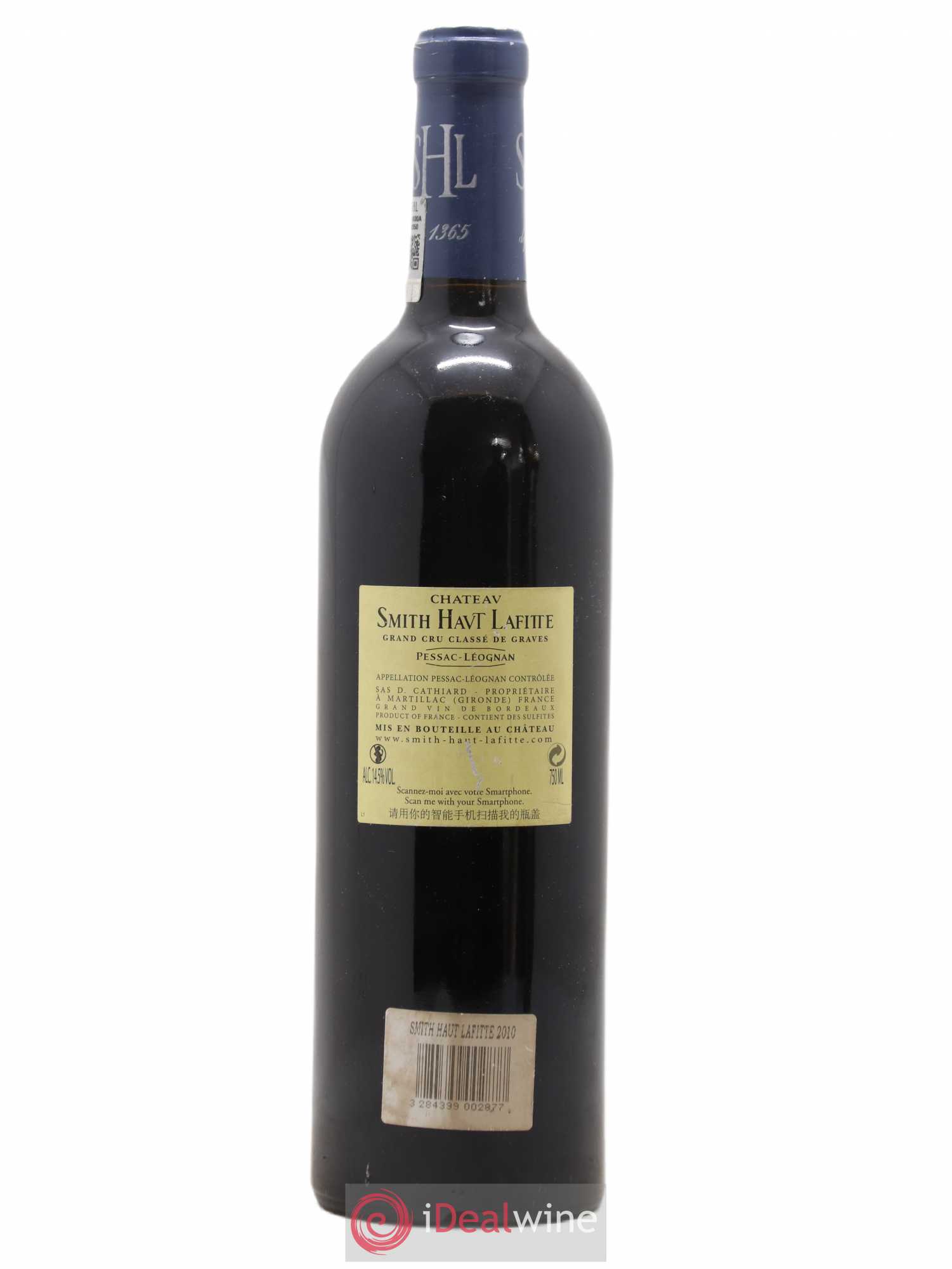 Château Smith Haut Lafitte Cru Classé de Graves 2010 - Lot de 1 bouteille - 1