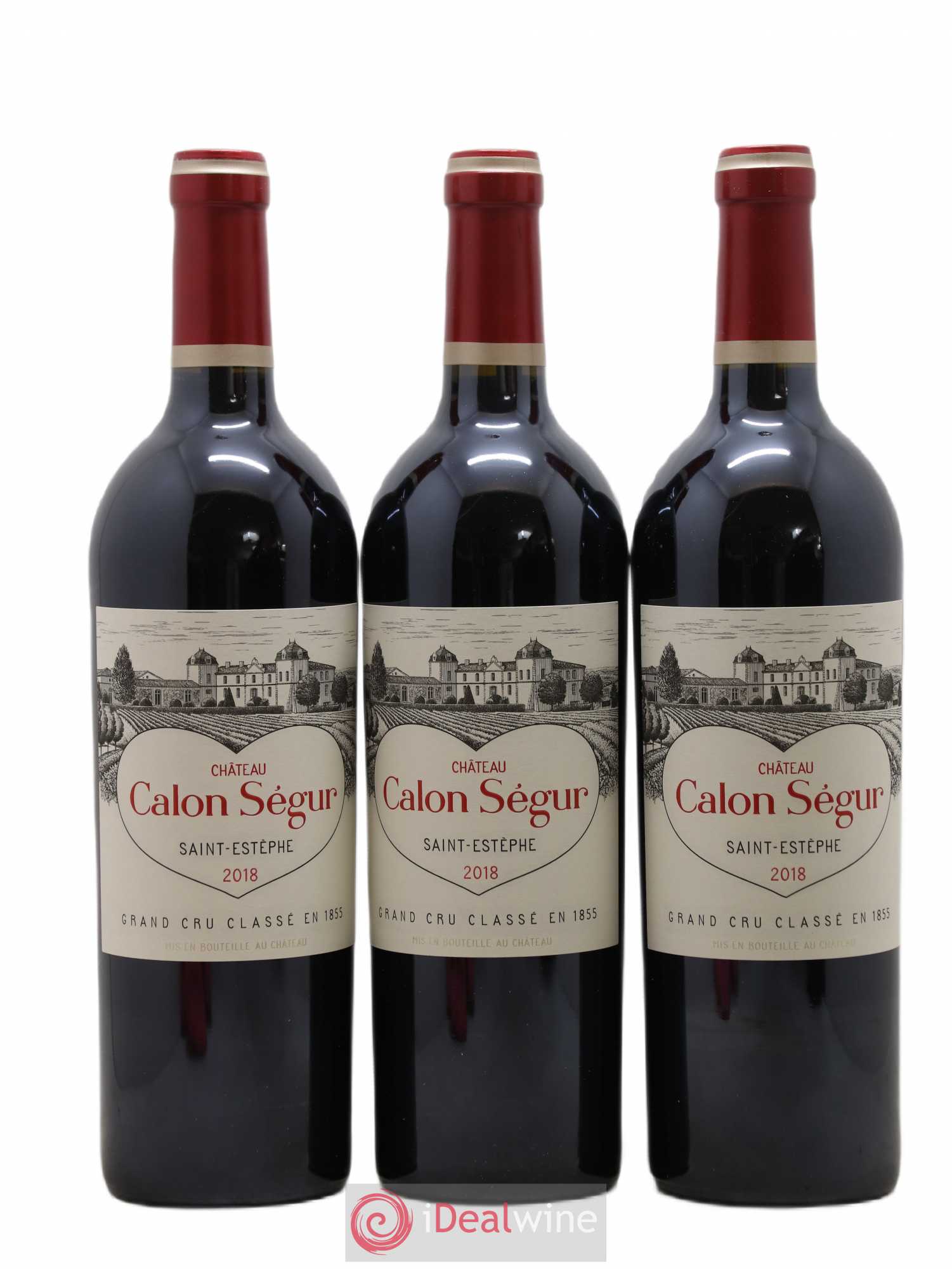 Château Calon Ségur 3ème Grand Cru Classé 2018 - Lot de 3 bouteilles - 0