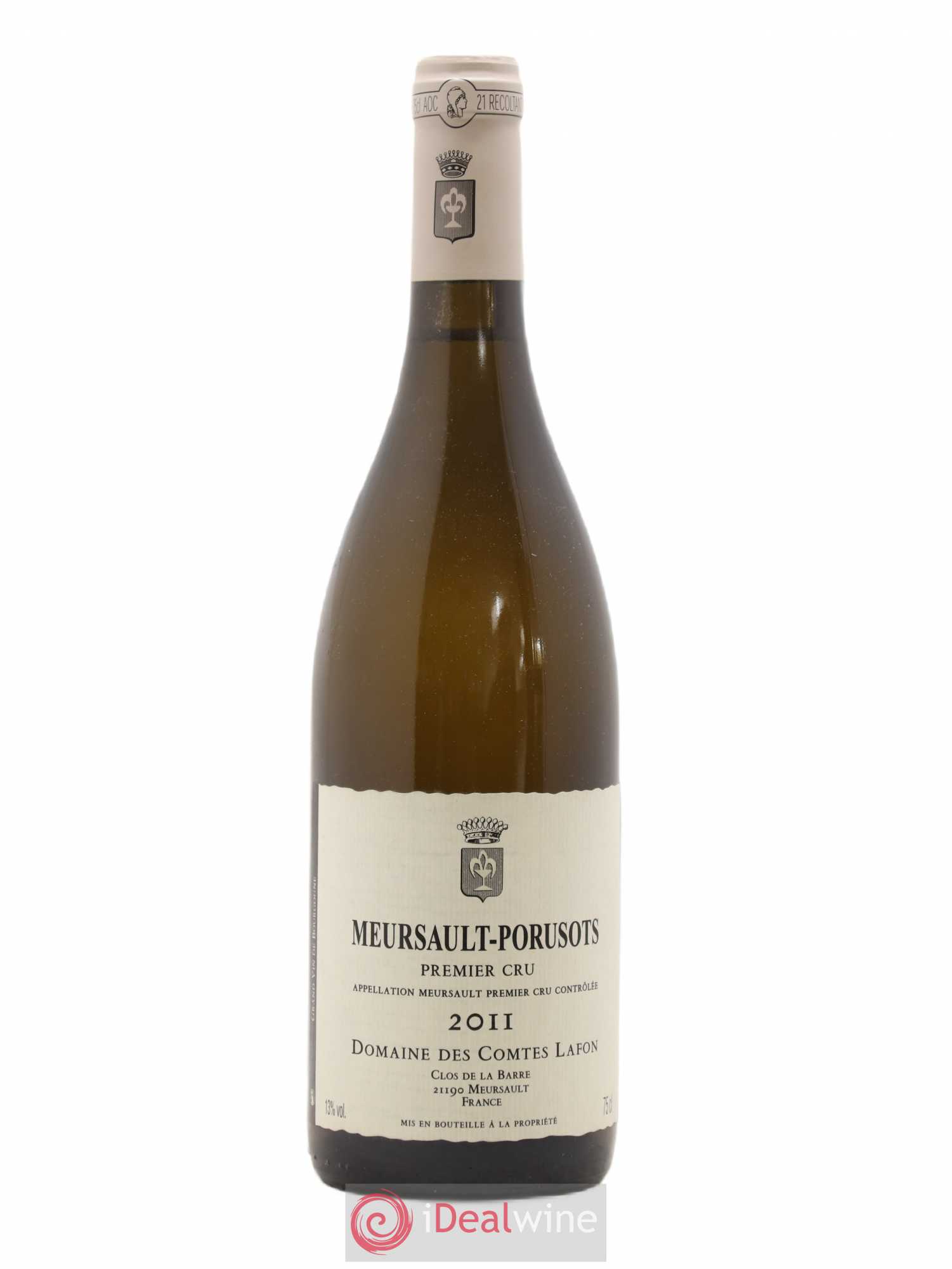 Meursault 1er Cru Porusots Comtes Lafon (Domaine des) 2011 - Lot de 1 bouteille - 0