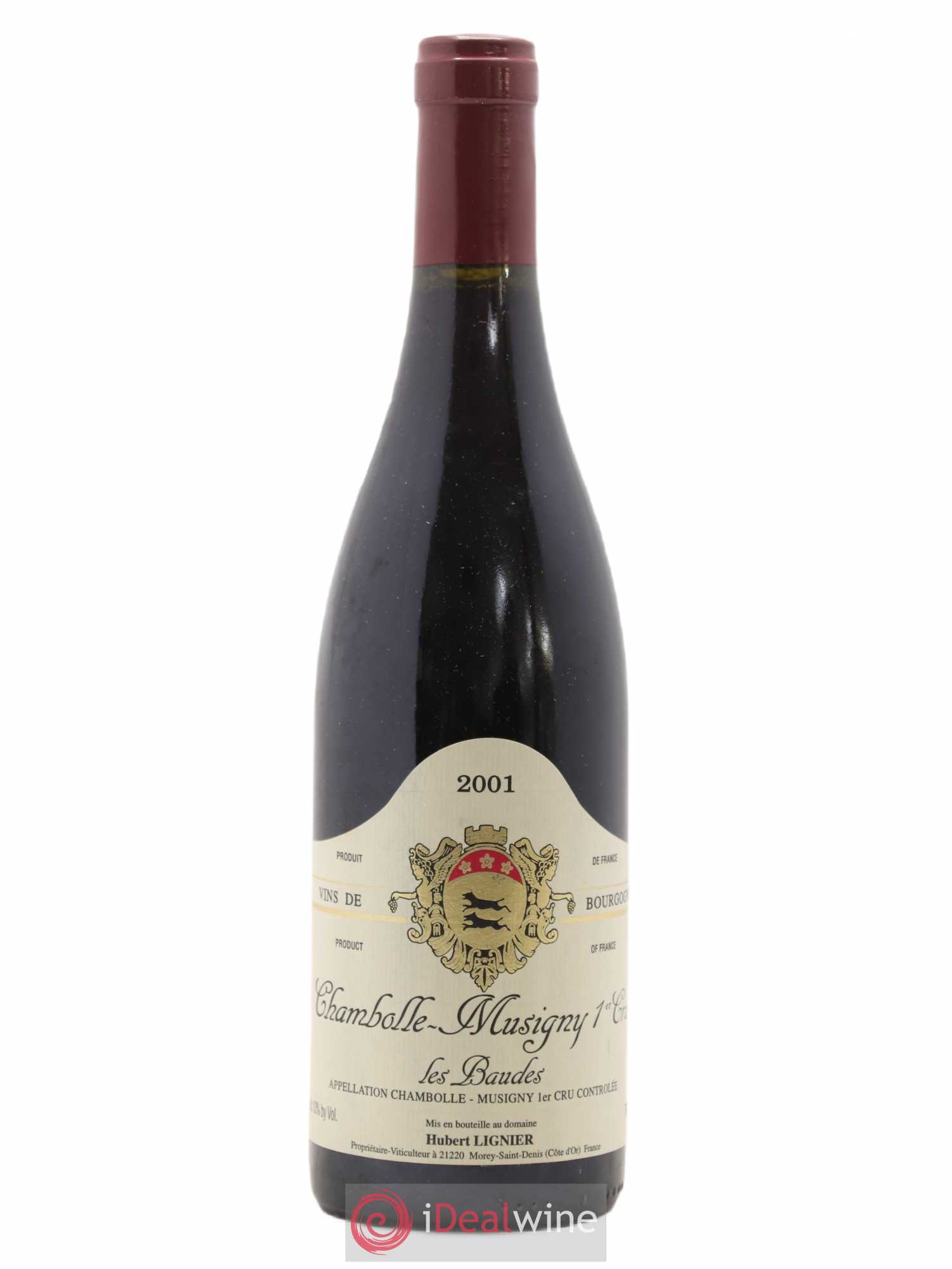 Chambolle-Musigny 1er Cru Les Baudes Hubert Lignier (Domaine) 2001 - Lot de 1 bouteille - 0