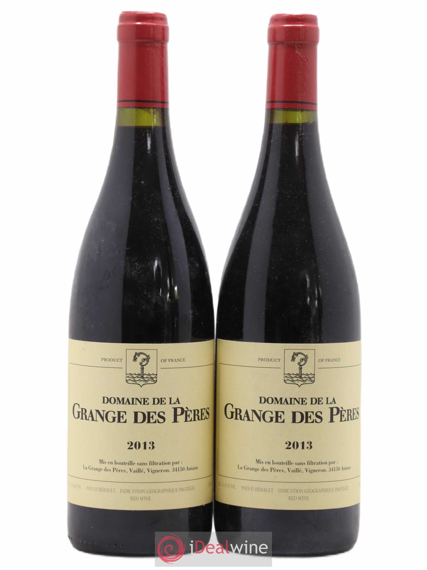 Pays d'Hérault Grange des Pères Laurent Vaillé 2013 - Lot de 2 bouteilles - 0