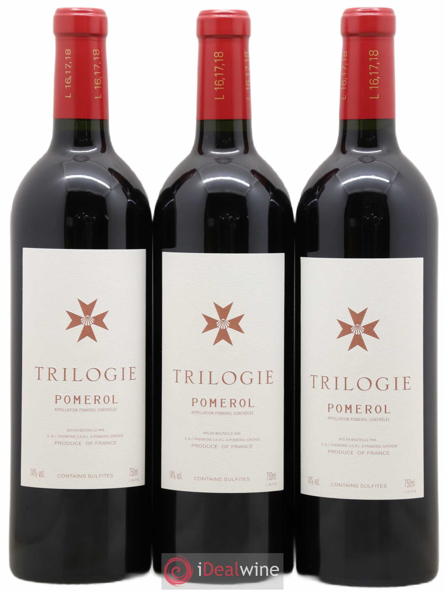 Trilogie 2016 - 2017 - 2018 - Lot de 3 bouteilles - 0