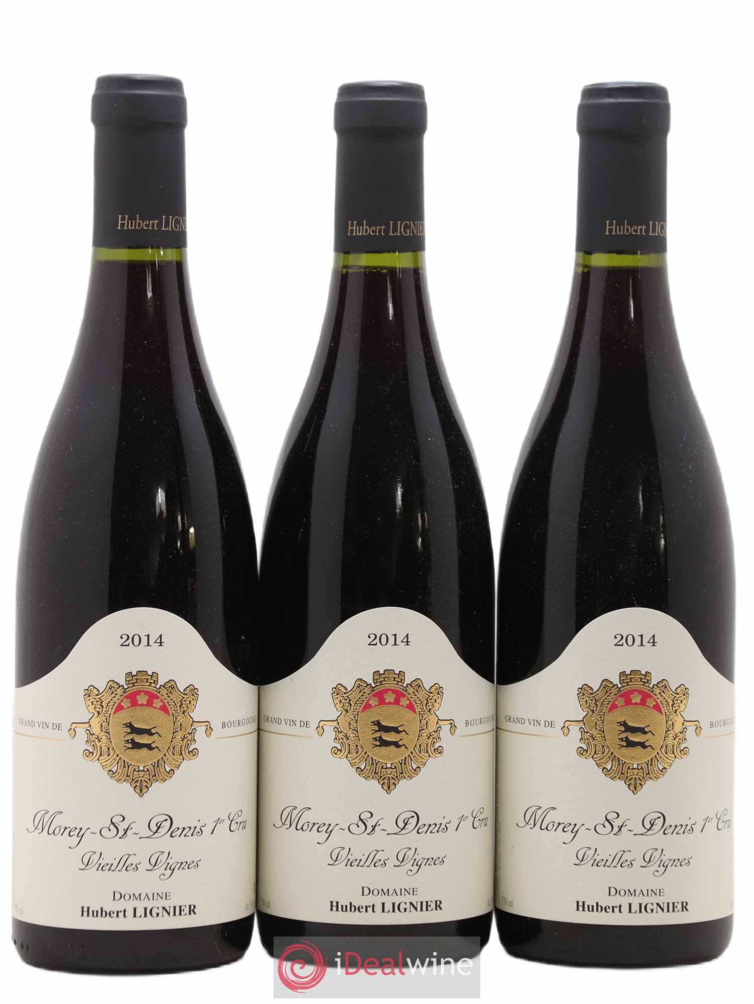 Morey-Saint-Denis 1er Cru Vieilles Vignes Hubert Lignier (Domaine) Vieilles Vignes 2014 - Lot de 3 bouteilles - 0