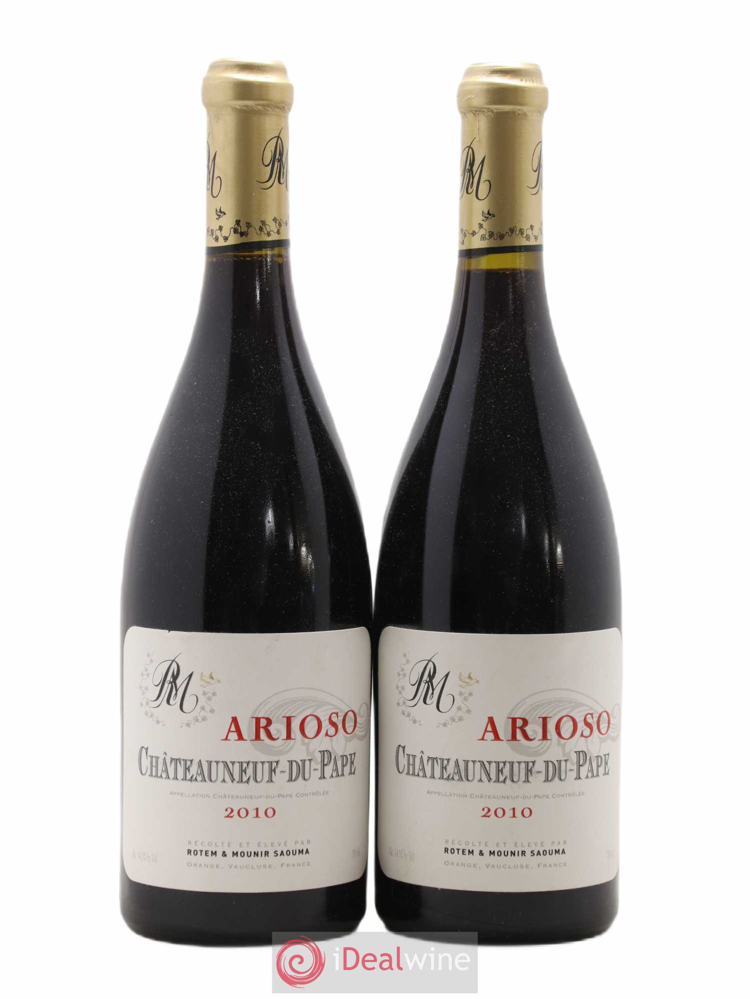 Châteauneuf-du-Pape Arioso Saouma 2010 - Posten von 2 Flaschen - 0
