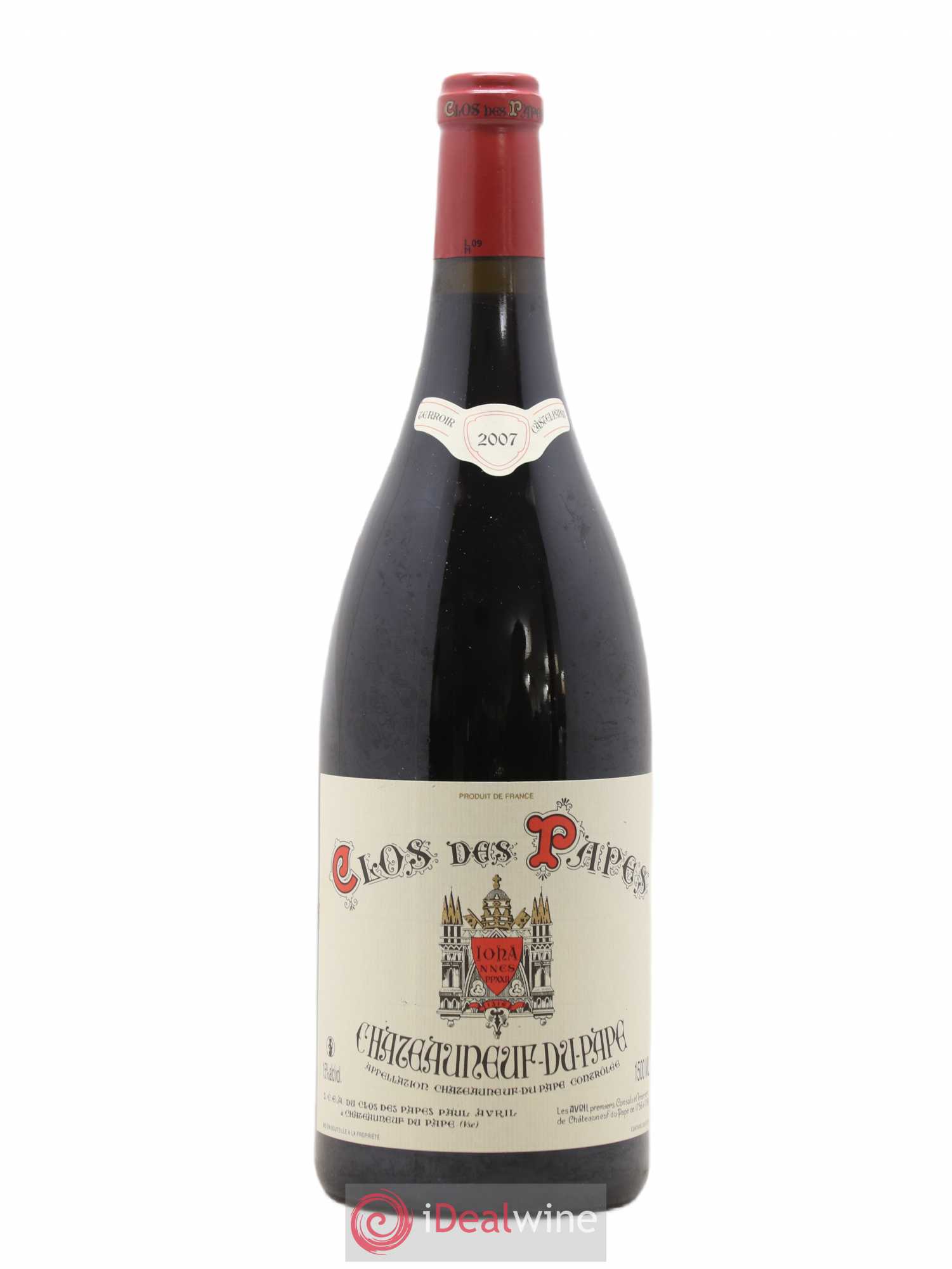 Châteauneuf-du-Pape Clos des Papes - Paul Avril 2007 - Lot de 1 magnum - 0