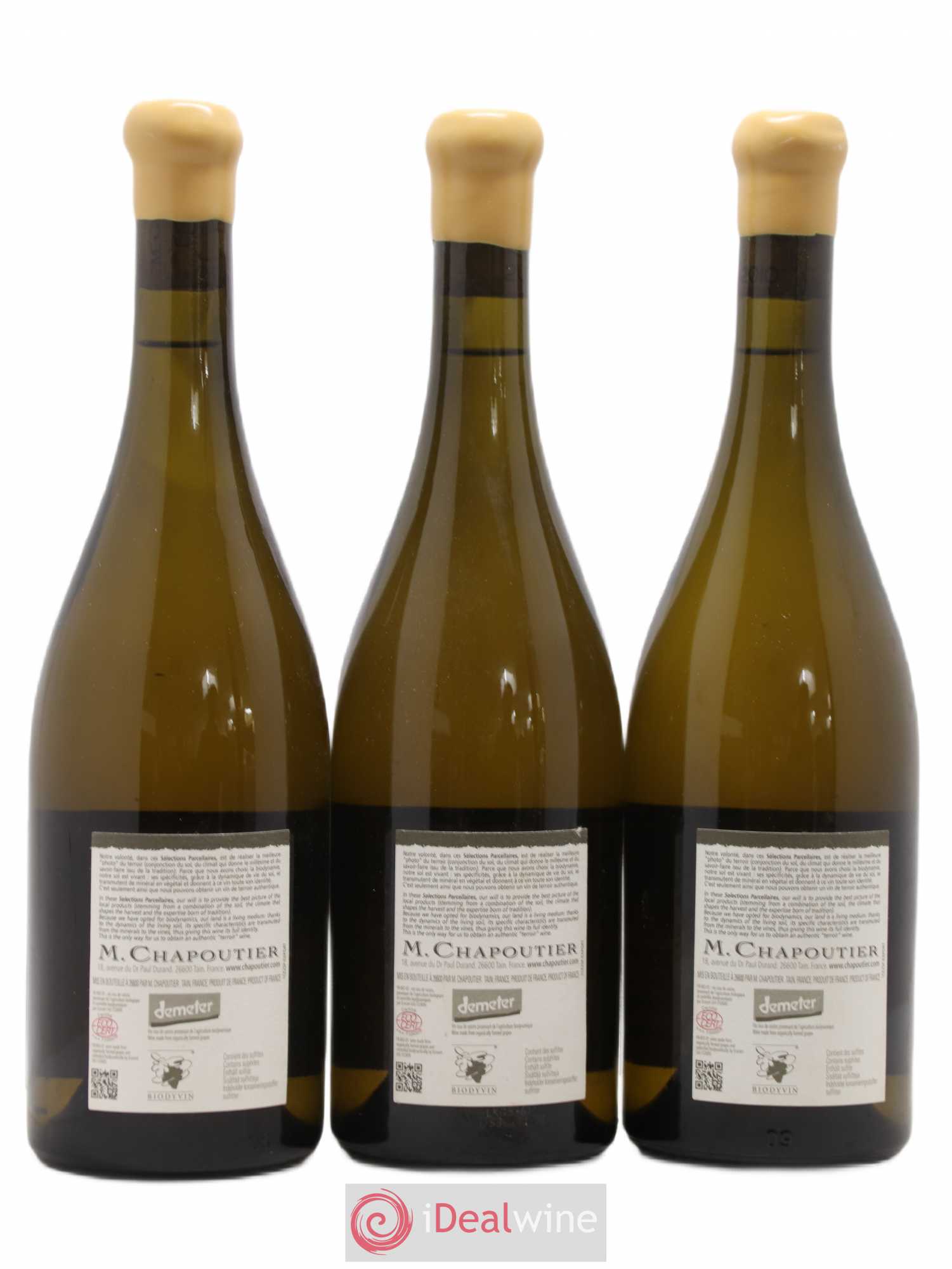 Hermitage Ermitage Le Méal Chapoutier 2010 - Lot de 3 bouteilles - 1