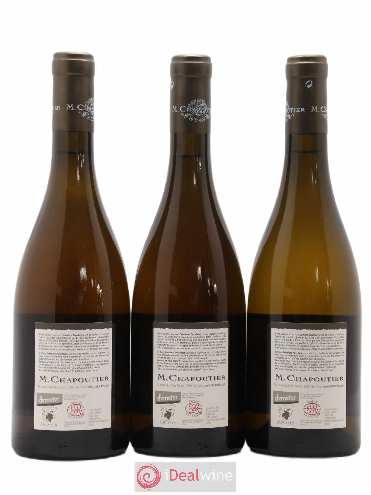 Hermitage Ermitage de l'Orée Chapoutier 2005 - Lot de 3 bouteilles - 1