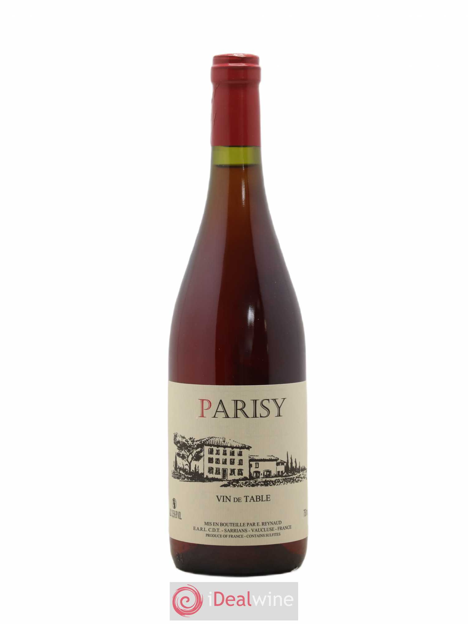 Vin de Table Parisy Emmanuel Reynaud - Lot de 1 bouteille - 0