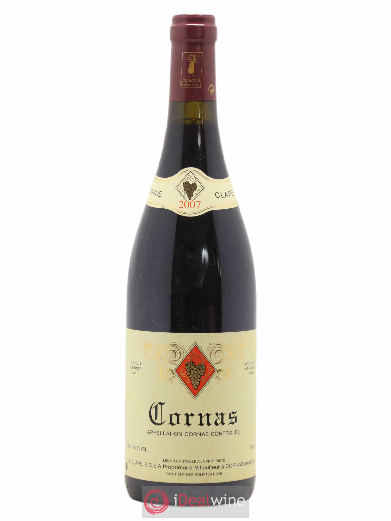 Cornas Auguste Clape 2007 - Lot de 1 bouteille - 0
