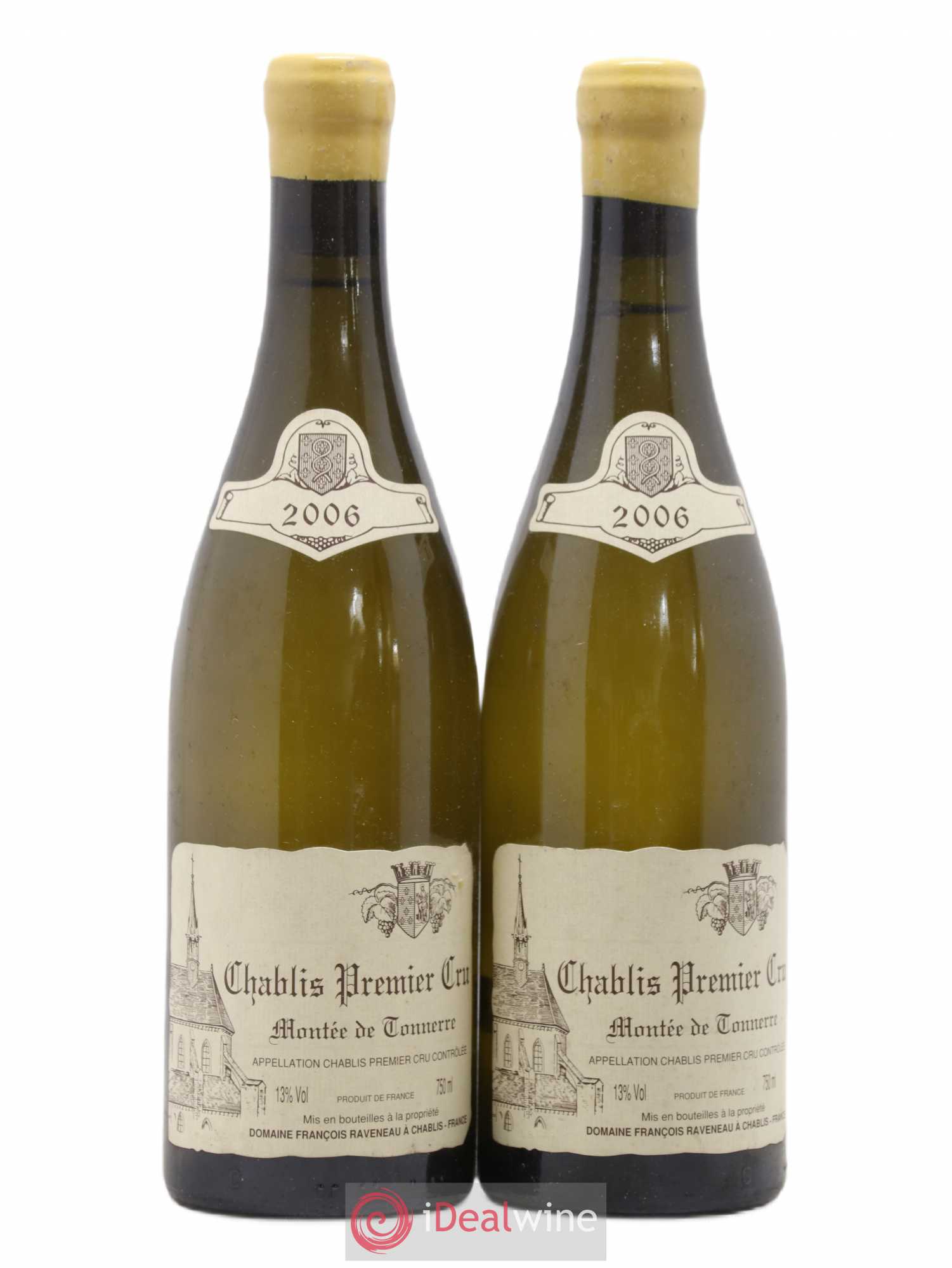 Chablis 1er Cru Montée de Tonnerre Raveneau (Domaine) 2006 - Posten von 2 Flaschen - 0